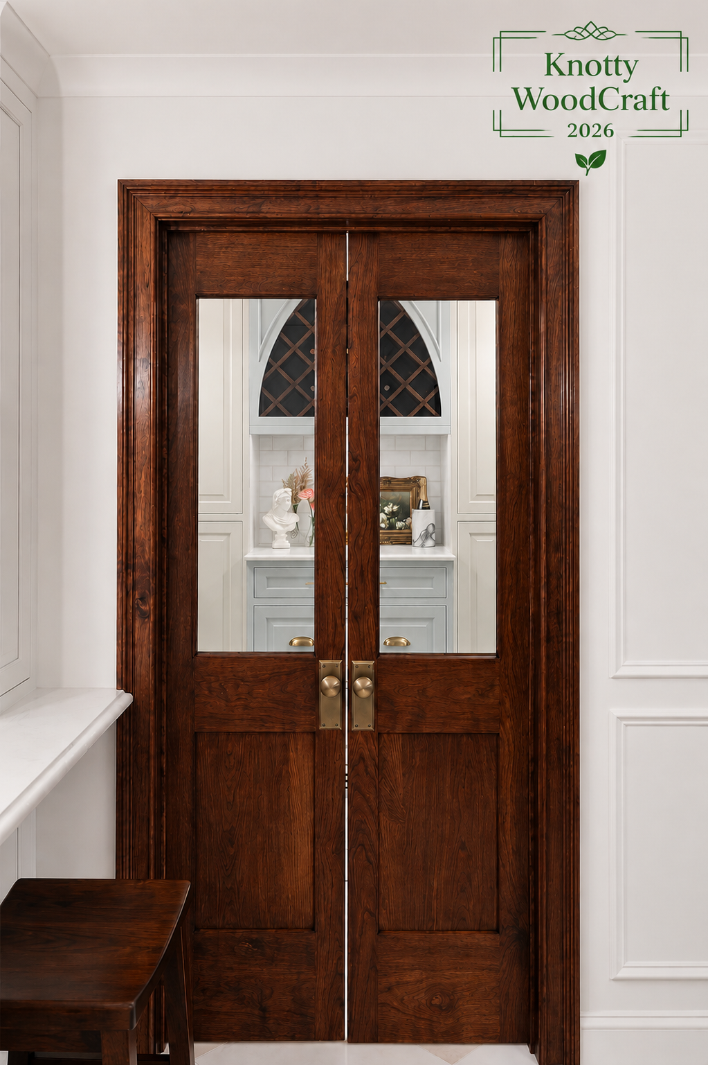 Solid Cherry French Doors "The Blue Ridge Series"