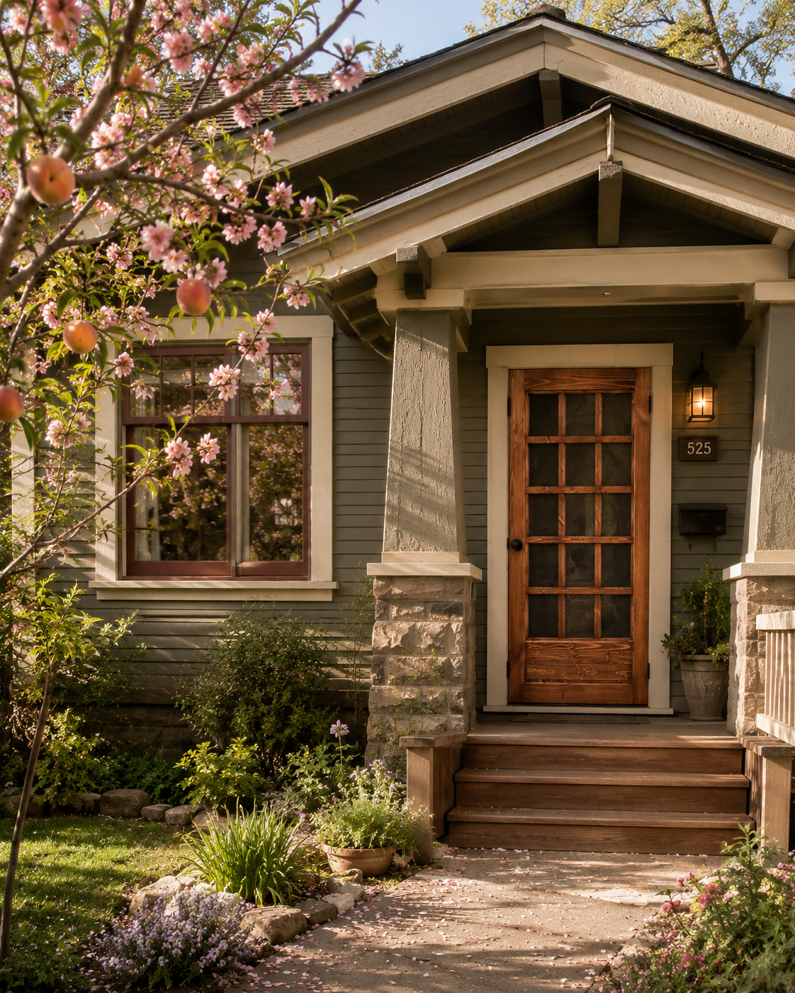 Custom Vintage Farmhouse Screen Door "The Magnolia"