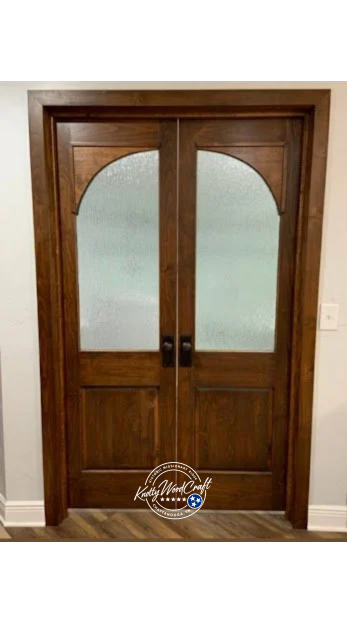 Arched French Doors with Glass "The Montecito"