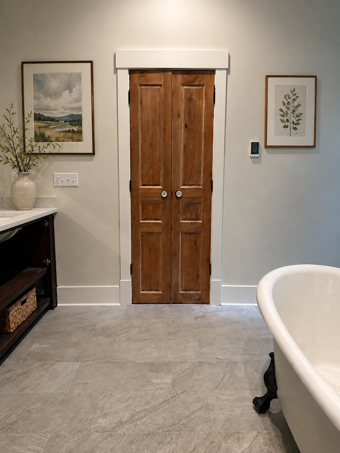 Solid French Doors with Raised Panels "The CasaBlanca"