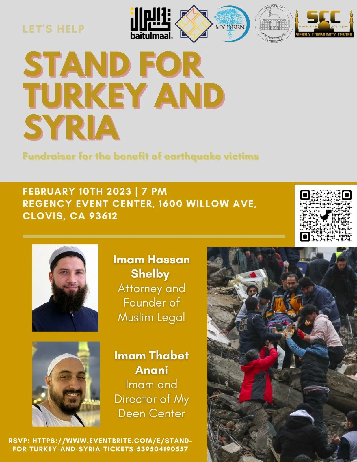 Stand For Turkey and Syria: Fundraiser for earthquake victims