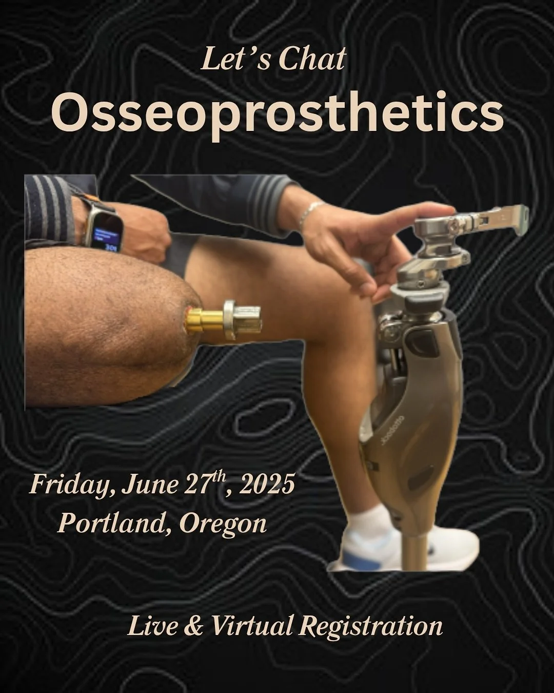 All things Osseoprosthetics. Join in on the conversation live from Portland, Oregon or virtual.

Register at https://nwaaop.org/