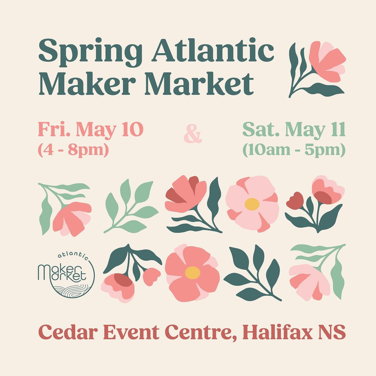 We are 2 weeks away from the BIG DAY 🌸🌸🌸
I&rsquo;ll wait for you there 🥰 My table is number 46, I leave the map here👆🏽
Remember to buy your tickets 🎟️ Go to the link of @makermarketns 
Poster by @abbyhyndman