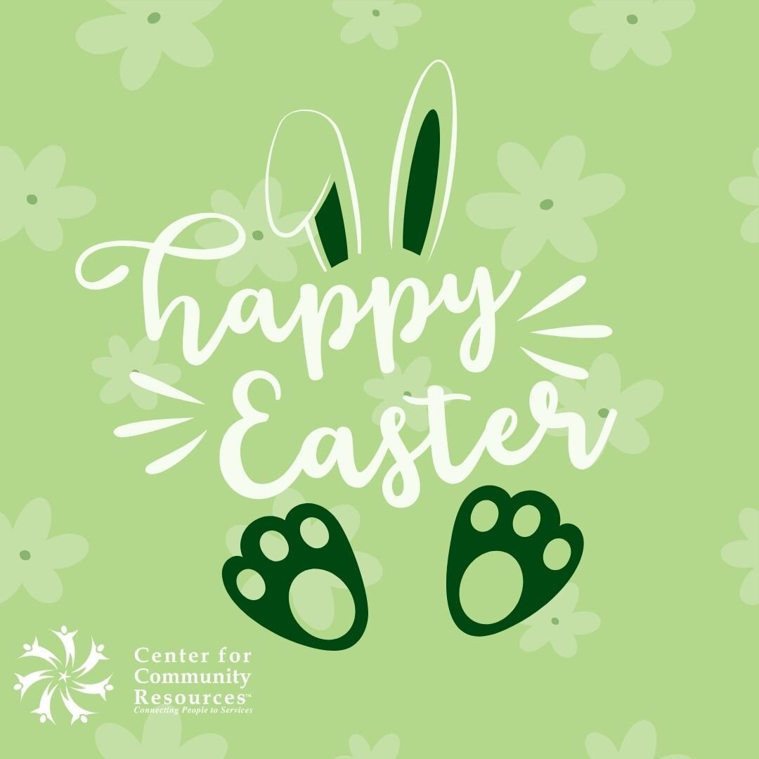 Happy Easter from all of us at CCR! 

#ConnectingPeopleToServices #CCR #NonProfit #TopWorkPlace #Crisis #HappyEaster