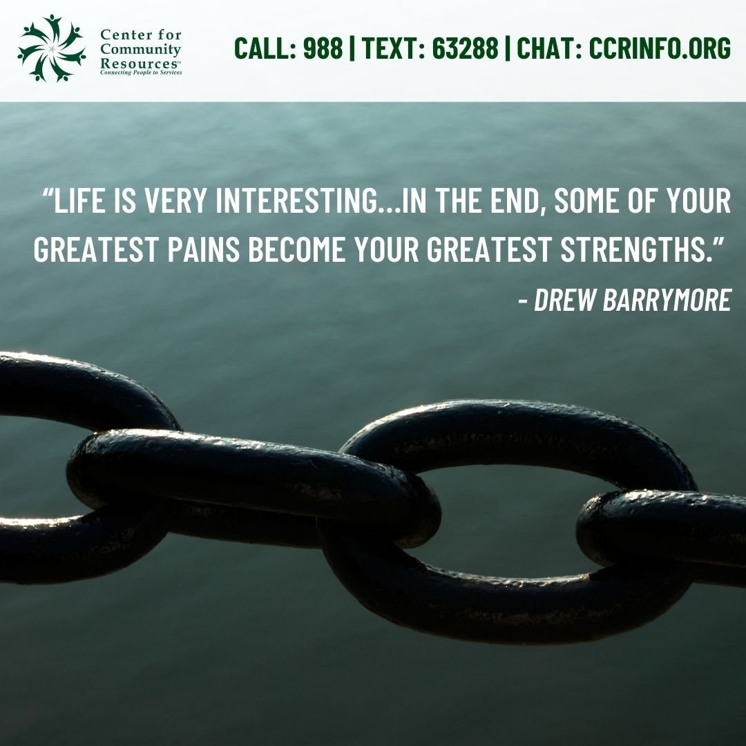 If you need help, contact us; we are here to help!

Call: 988

Text: 63288

Chat: ccrinfo.org

#ConnectingPeopleToServices #NonProfit #Crisis