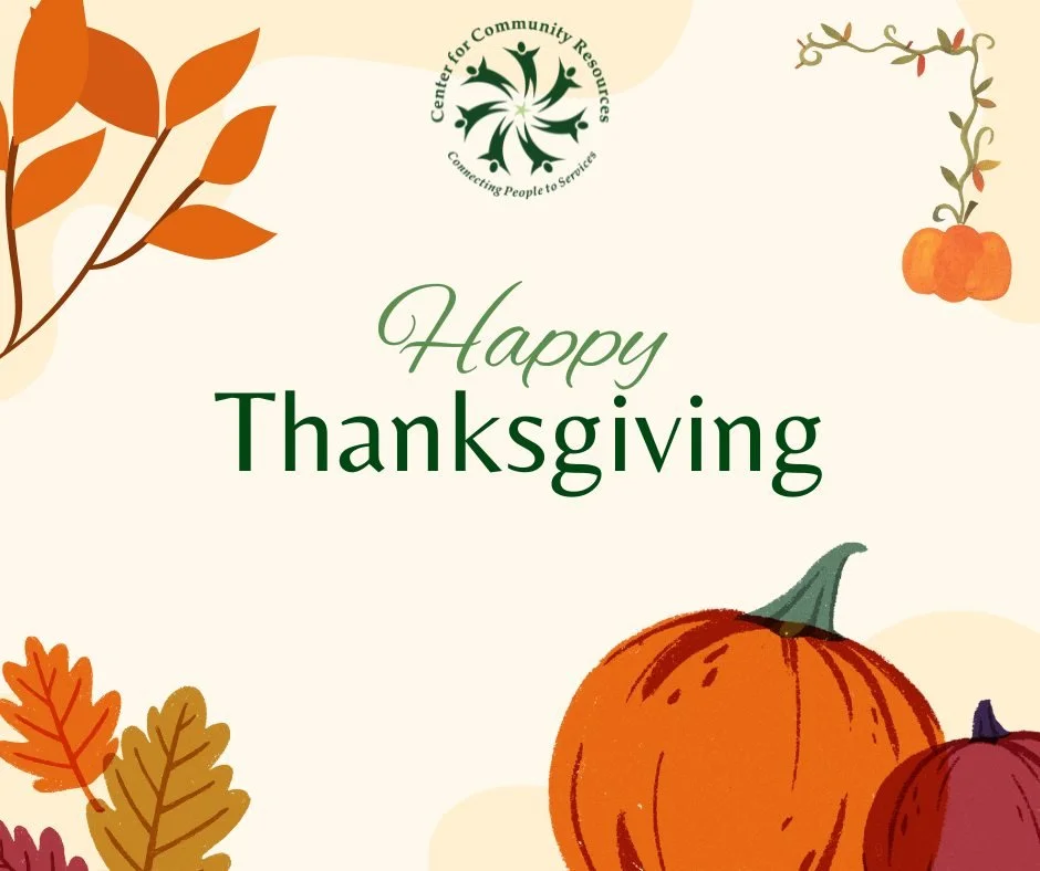 Happy Thanksgiving! We hope you have a happy and safe holiday with friends and family.

#ConnectingPeopleToServices #HappyThanksgiving #GiveThanks