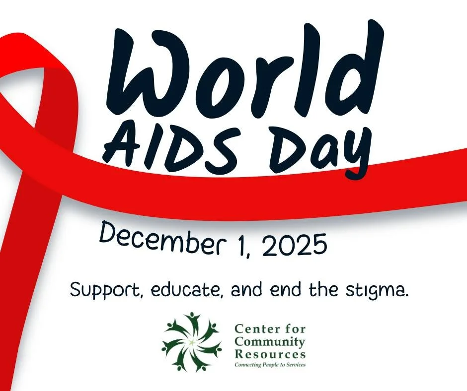 Today is #WorldAIDSDay, a day to unite with others around the world to prevent HIV, support people with HIV, and remember those who have lost their lives to an HIV-related illness.

CCR offers Non-Medical Case Management services for individuals livi