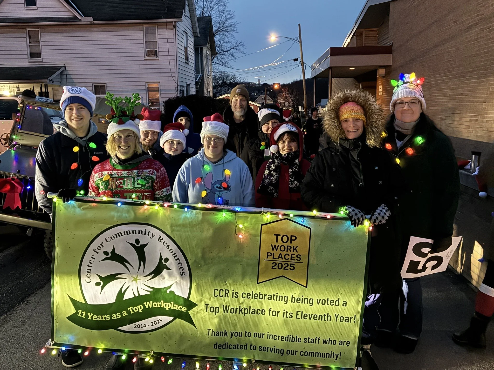 This past weekend, members of the CCR Butler Team and their families kicked off the holiday season by walking in the 2025 Butler Radio Network Spirit of Christmas Parade!

The group handed out candy and spread holiday cheer throughout downtown Butler