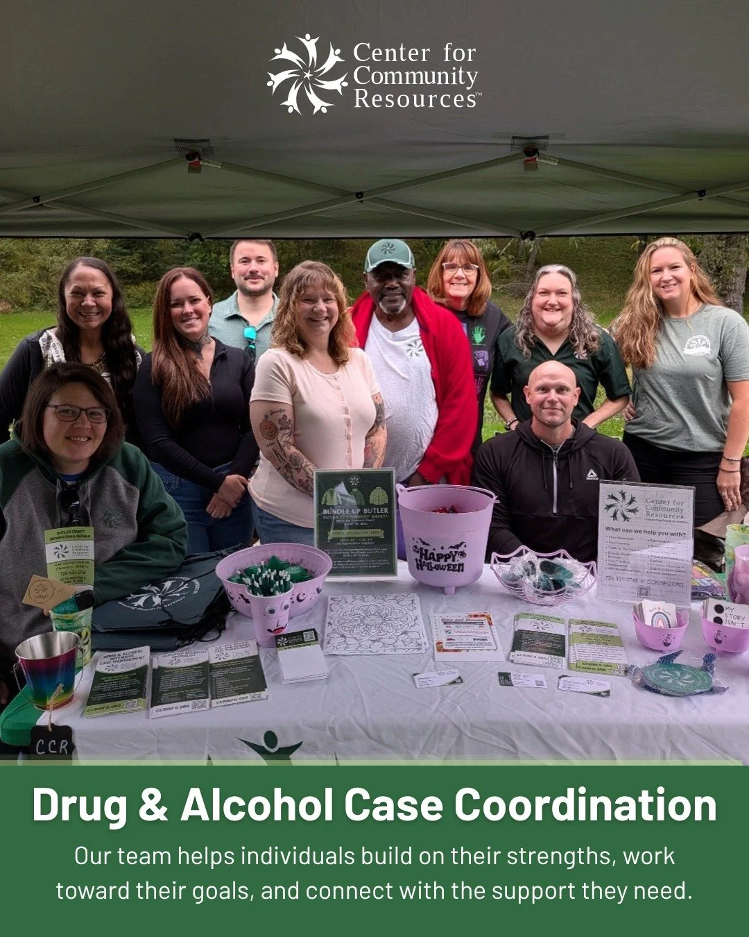 CCR&rsquo;s Drug &amp; Alcohol Case Coordination Program provides individualized support for people navigating substance use challenges. 

Our team works alongside each person to build on their strengths, identify goals, and connect with community re