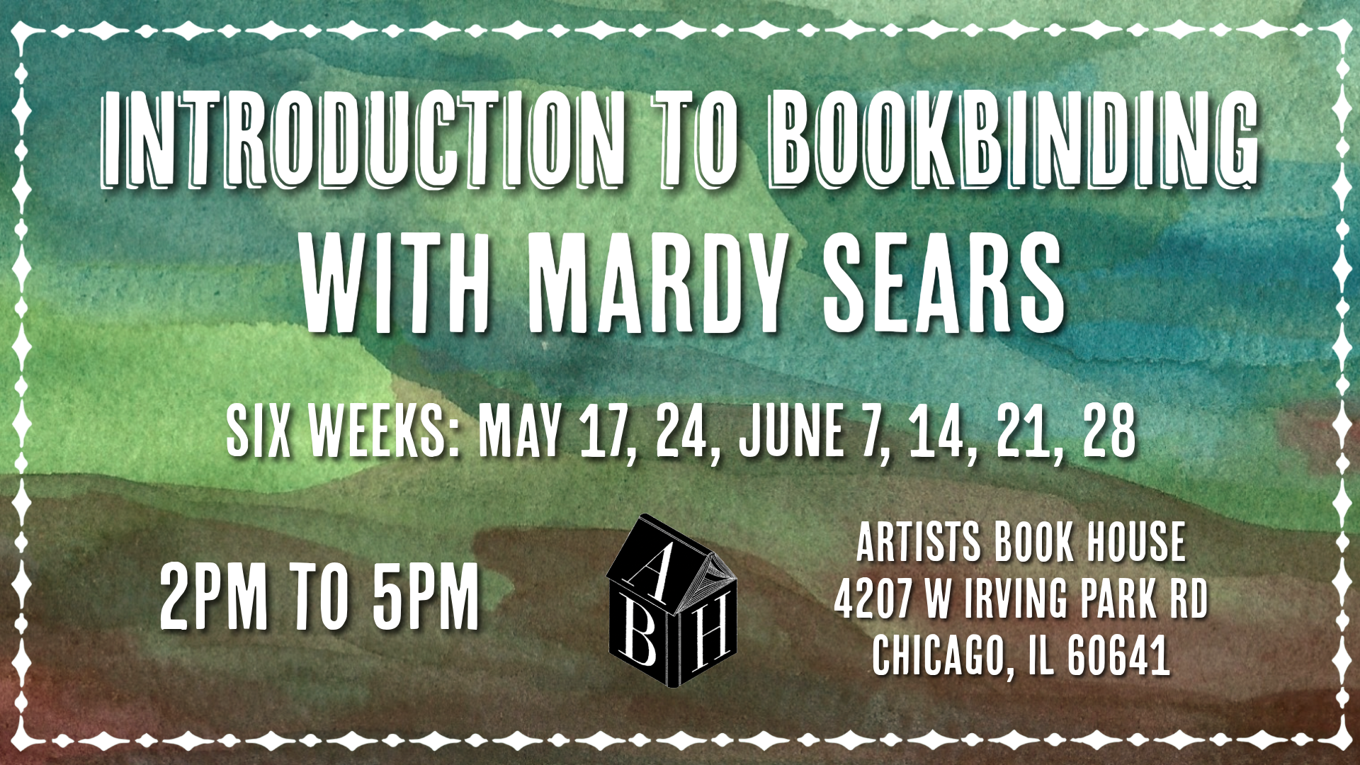 Introduction to Bookbinding with Mardy Sears