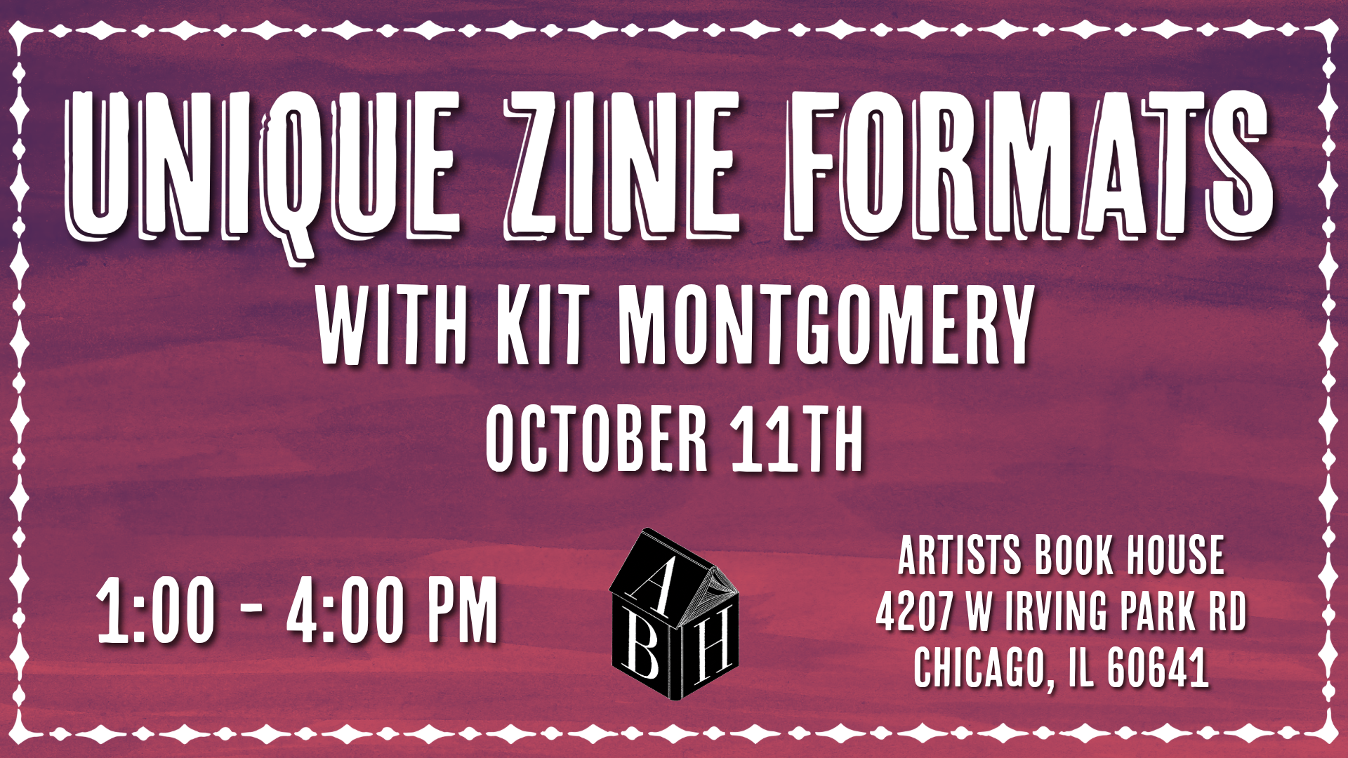 Unique Zine Formats with Kit Montgomery