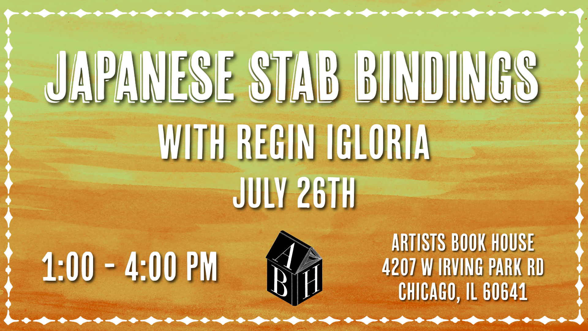 Japanese Stab Binding with Regin Igloria
