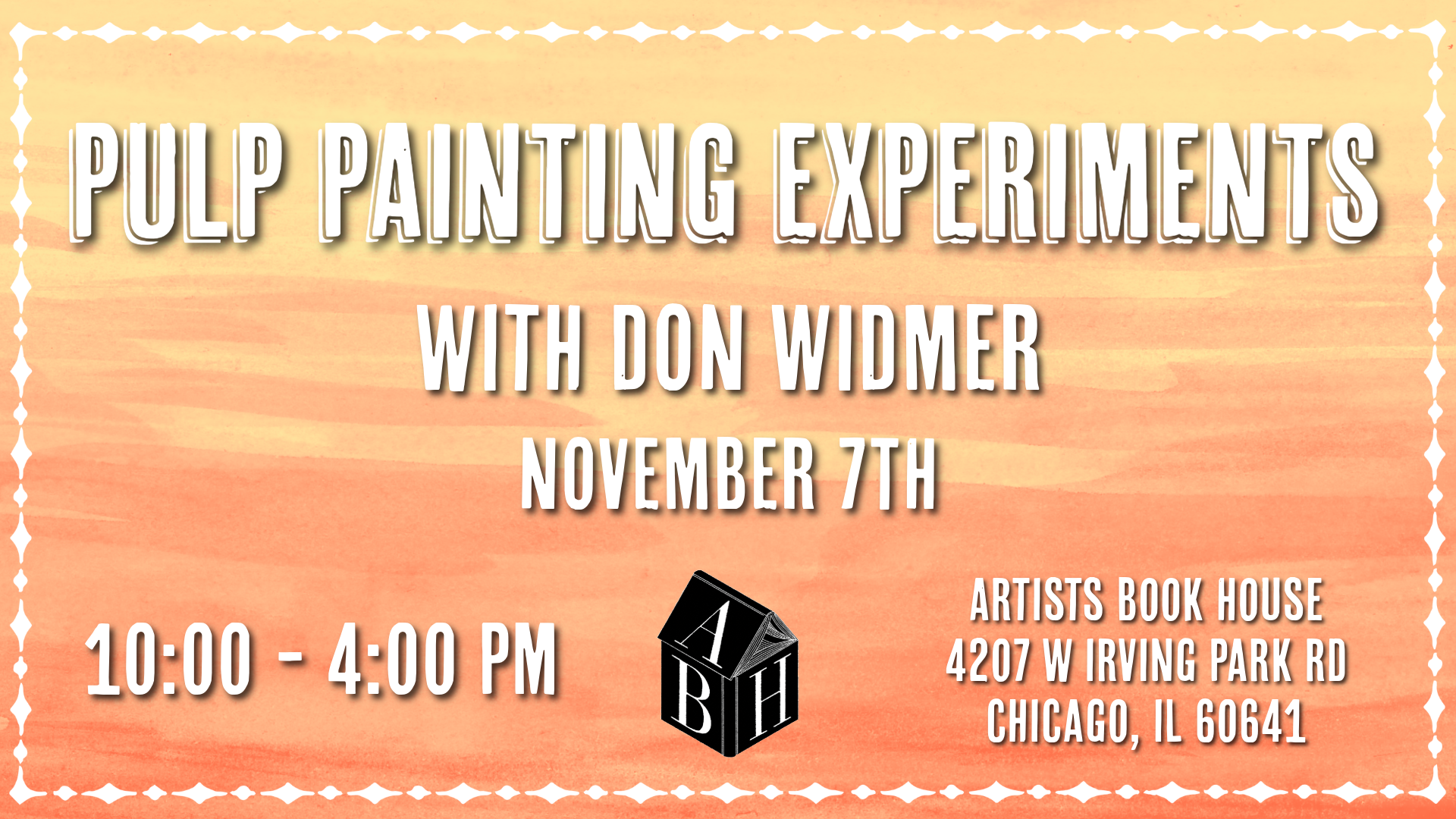 Pulp Painting Experiments with Don Widmer