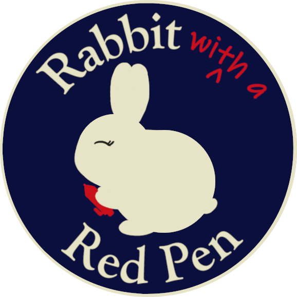 Logo for Rabbit with a Red Pen