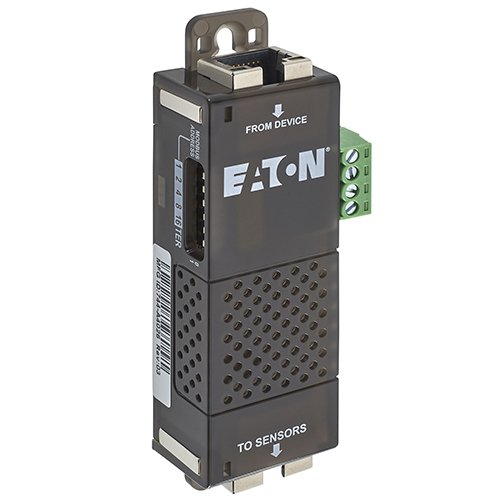 Eaton environmental monitoring sensor with connection ports and labels