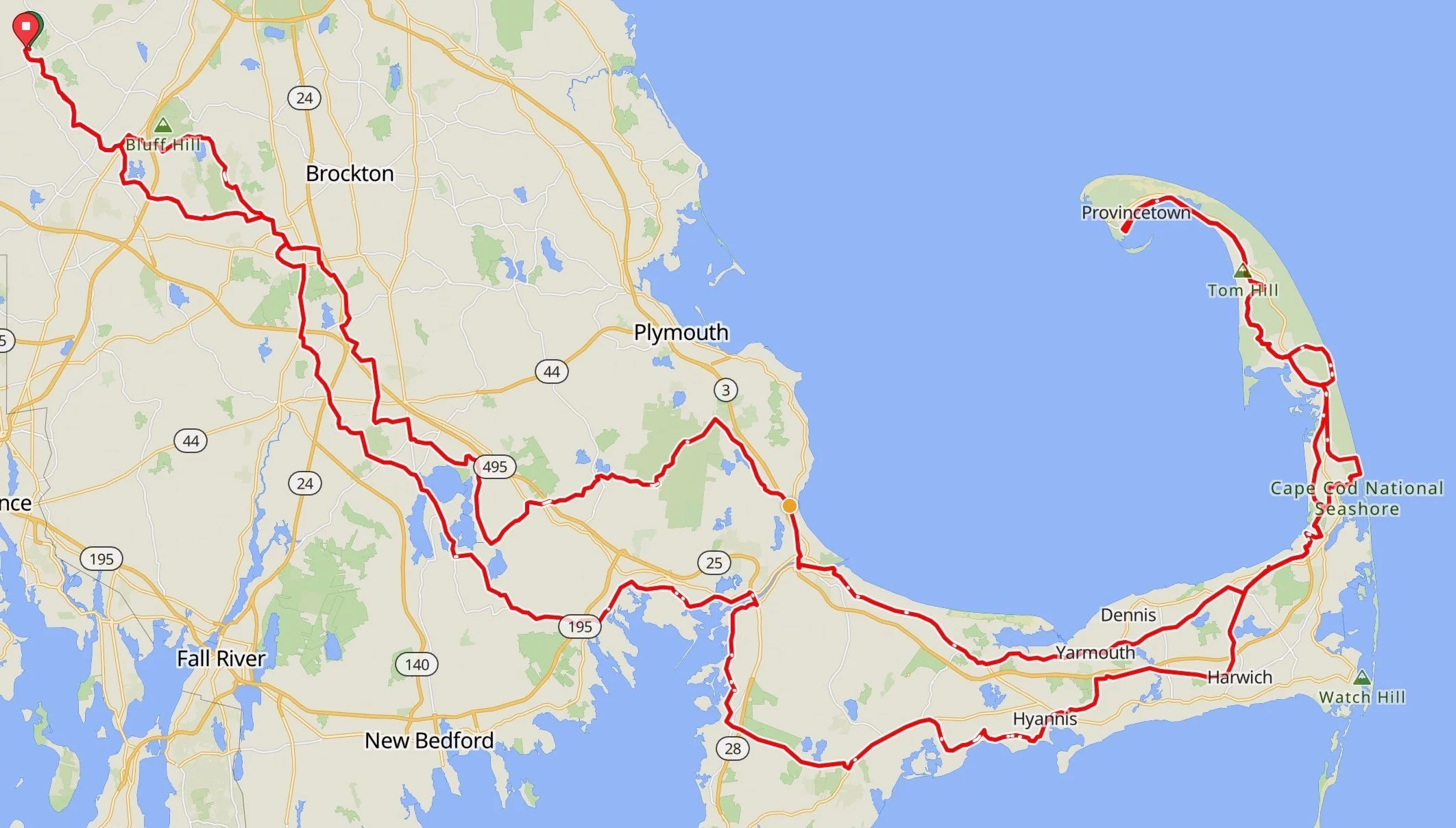 Ride4Claire Part 1 Map