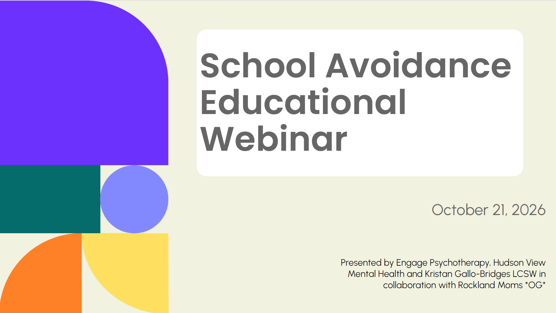 School Avoidance