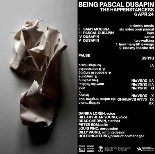 THE HAPPENSTANCERS: BEING PASCAL DUSAPIN