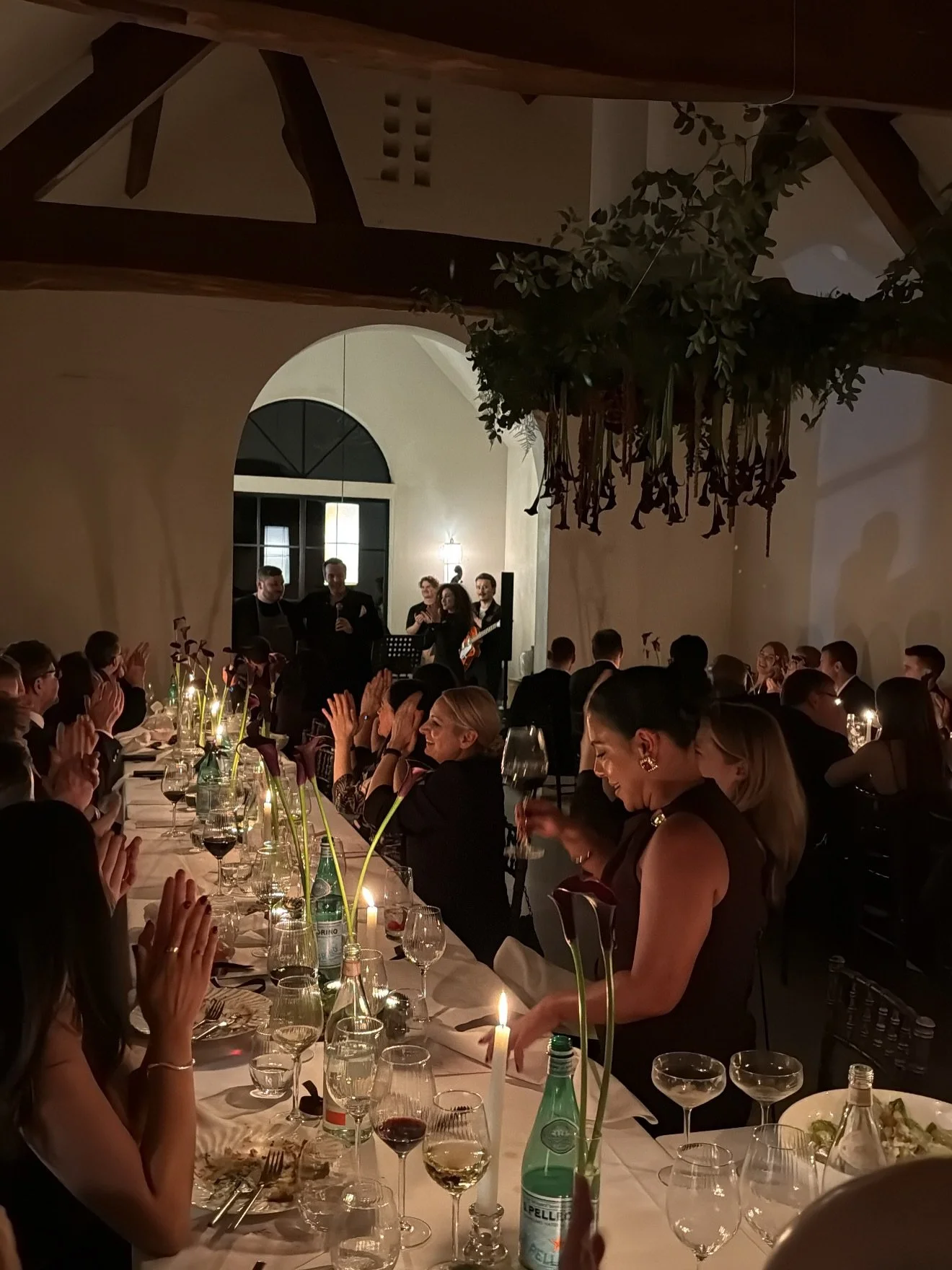 Just a little party we hosted&hellip; 
Keeping it chic we combined Calla Lilly and Anthurium in the season&rsquo;s colours of rich burgundy and deep reds.
We went with chrome and glass table ware and accessories to elevate with a modern touch. Japane