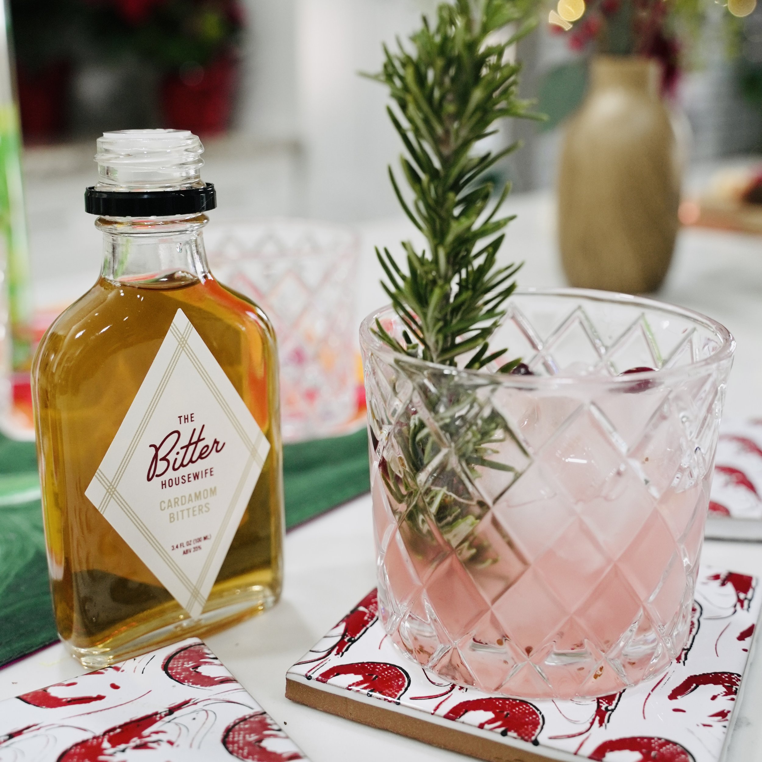 Cranberry Caipirinha Cocktail (Cachaça Winter Drink) Cranberry Caipirinha Cocktail (Cachaça Winter Drink)