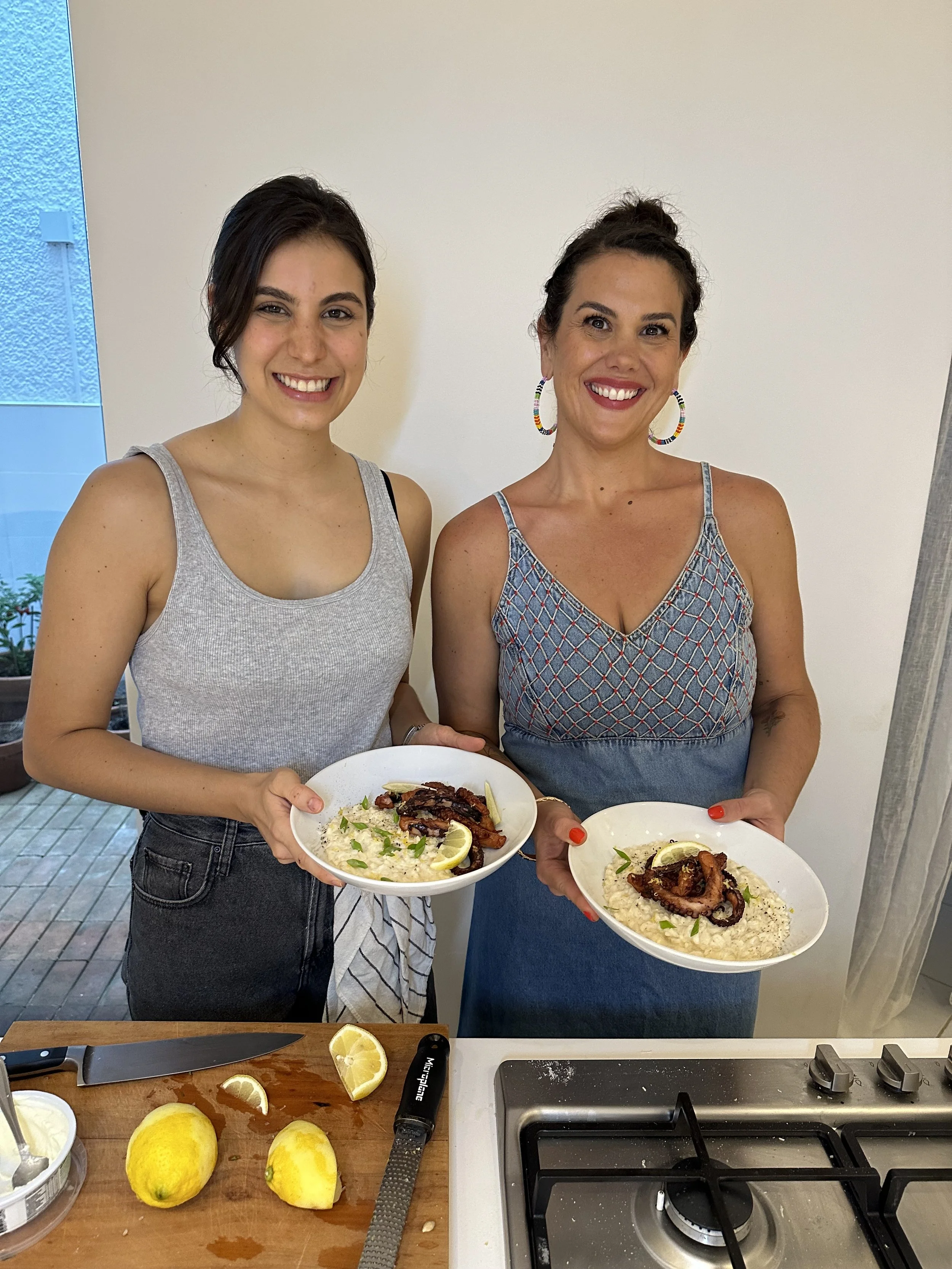 Grilled Octopus &amp; Lemony Risotto featuring Juliana Gueiros