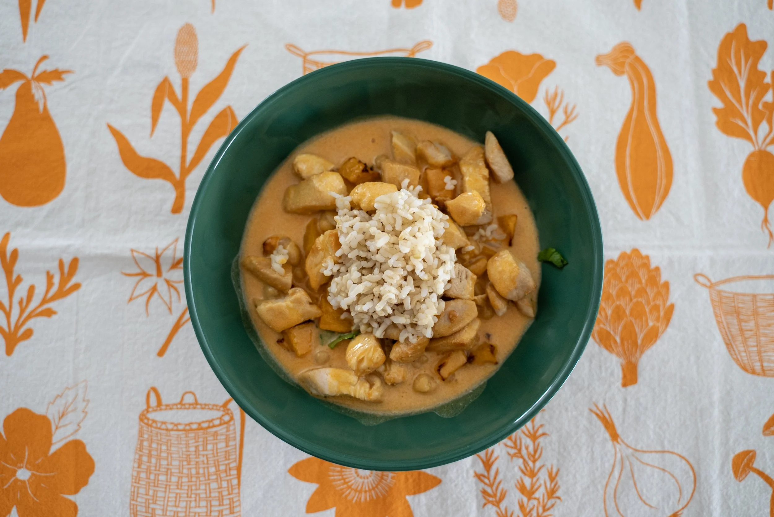 Deconstructed Thai Chicken Curry (Curry de Frango Thai )