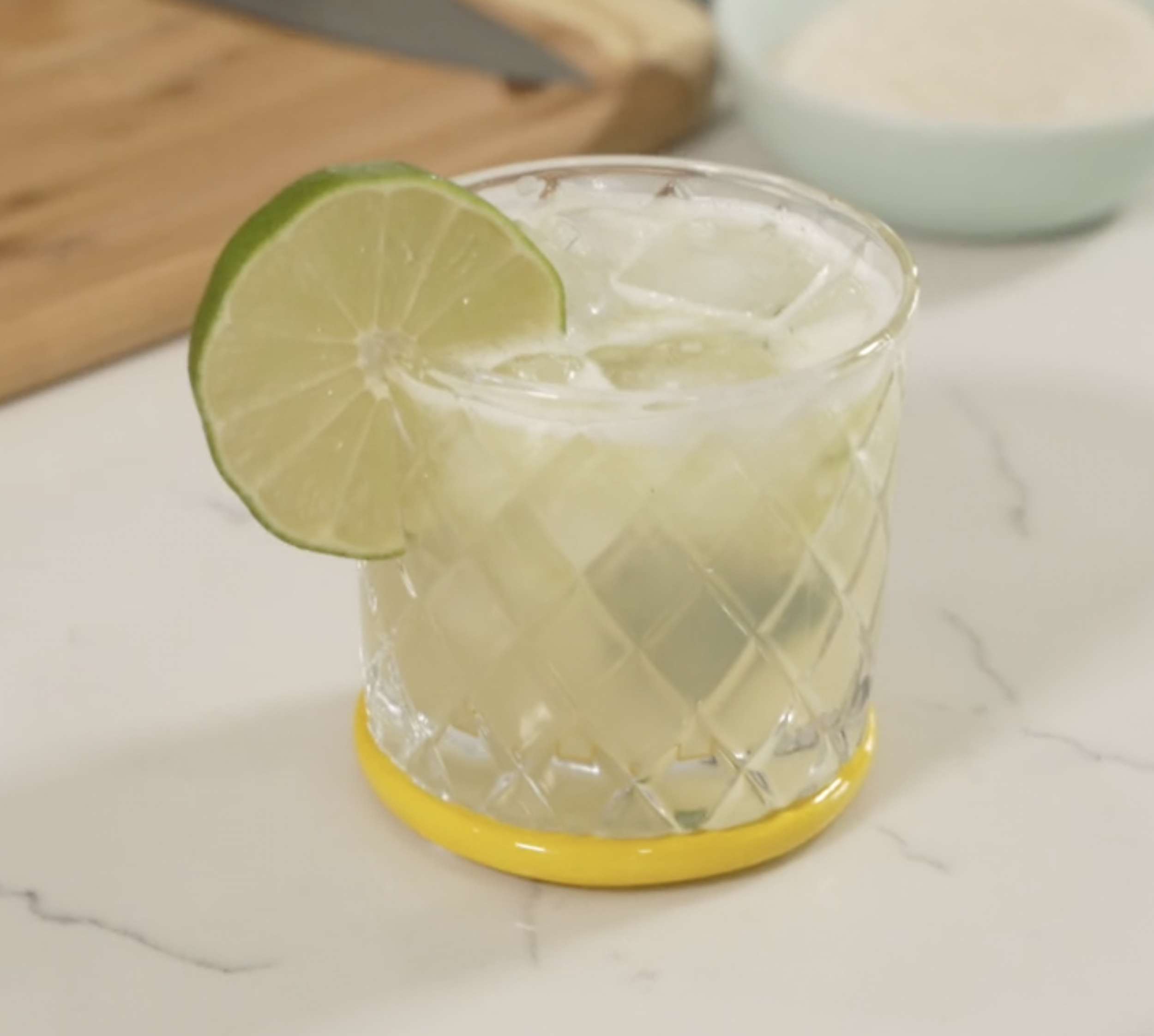 Classic Brazilian Caipirinha Cocktail (Cachaça Lime Drink)