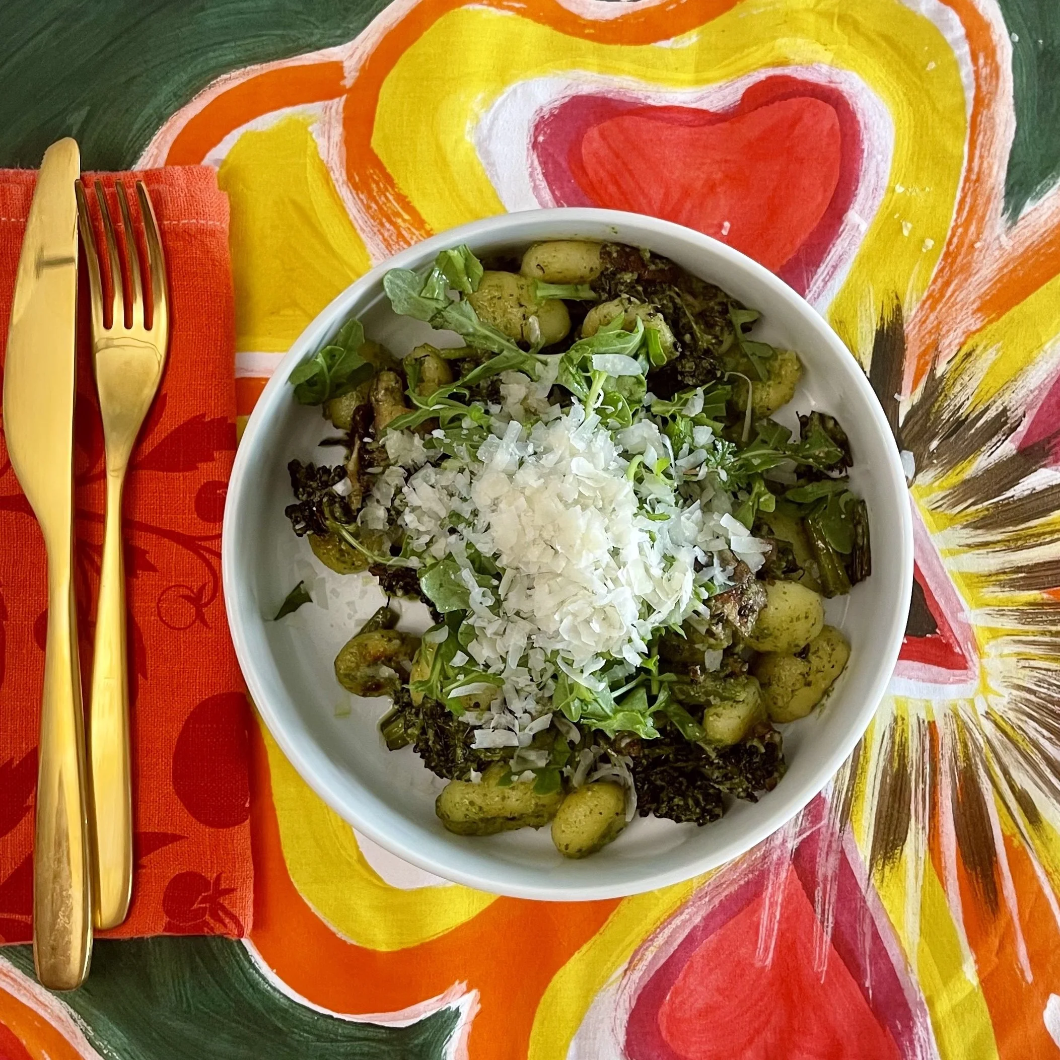 Sheet Pan Green Gnocchi