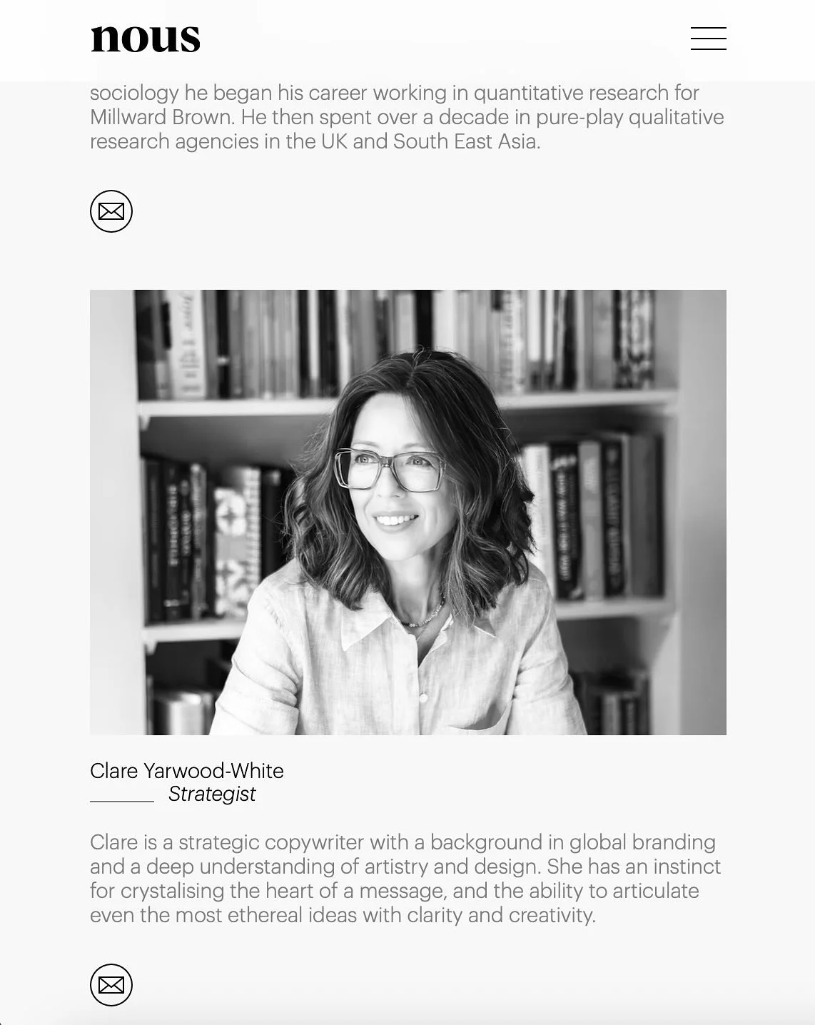 Oooh, look at me.💅

How cool, I&rsquo;ve been officially added to the roster of talent at London design and tech studio, @nous.partners 

I&rsquo;ve worked with Nous on a number of beautiful projects over the last year, from brand strategy, to writi