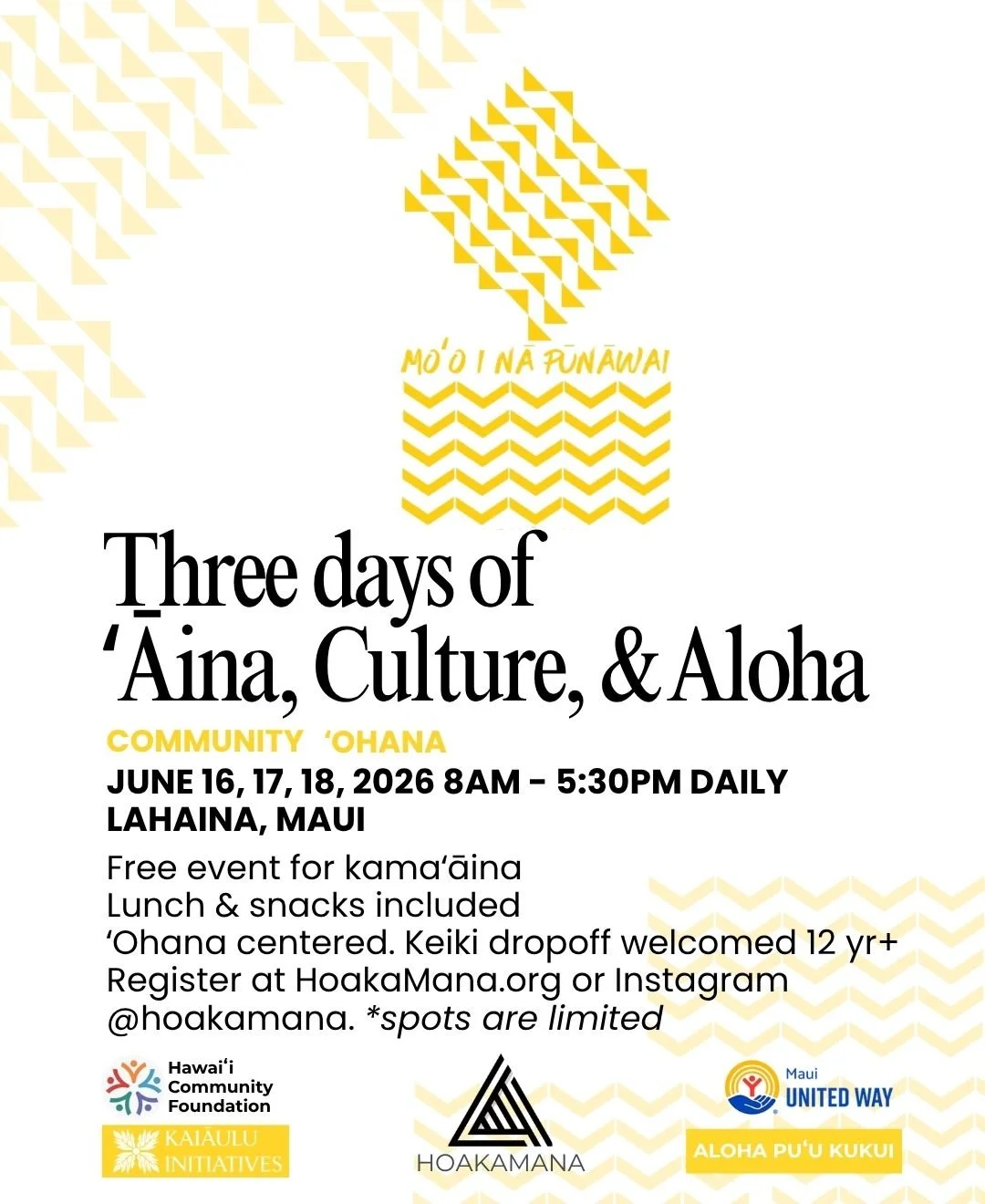 Three days of ʻāina, culture, &amp; aloha