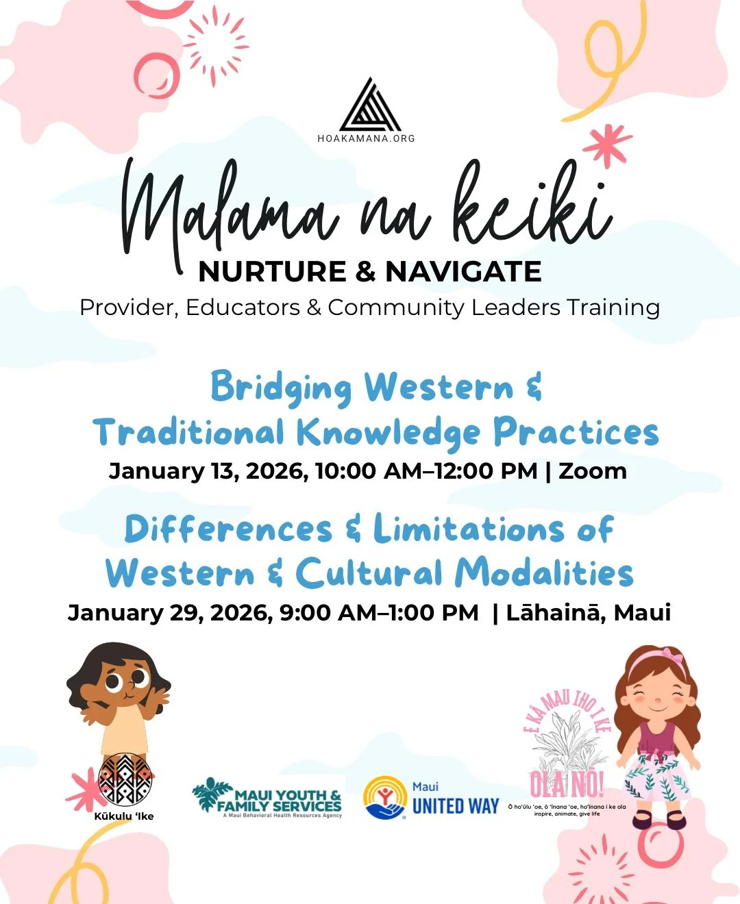 Malama Na Keiki: Nuture & Navigate
January 2026