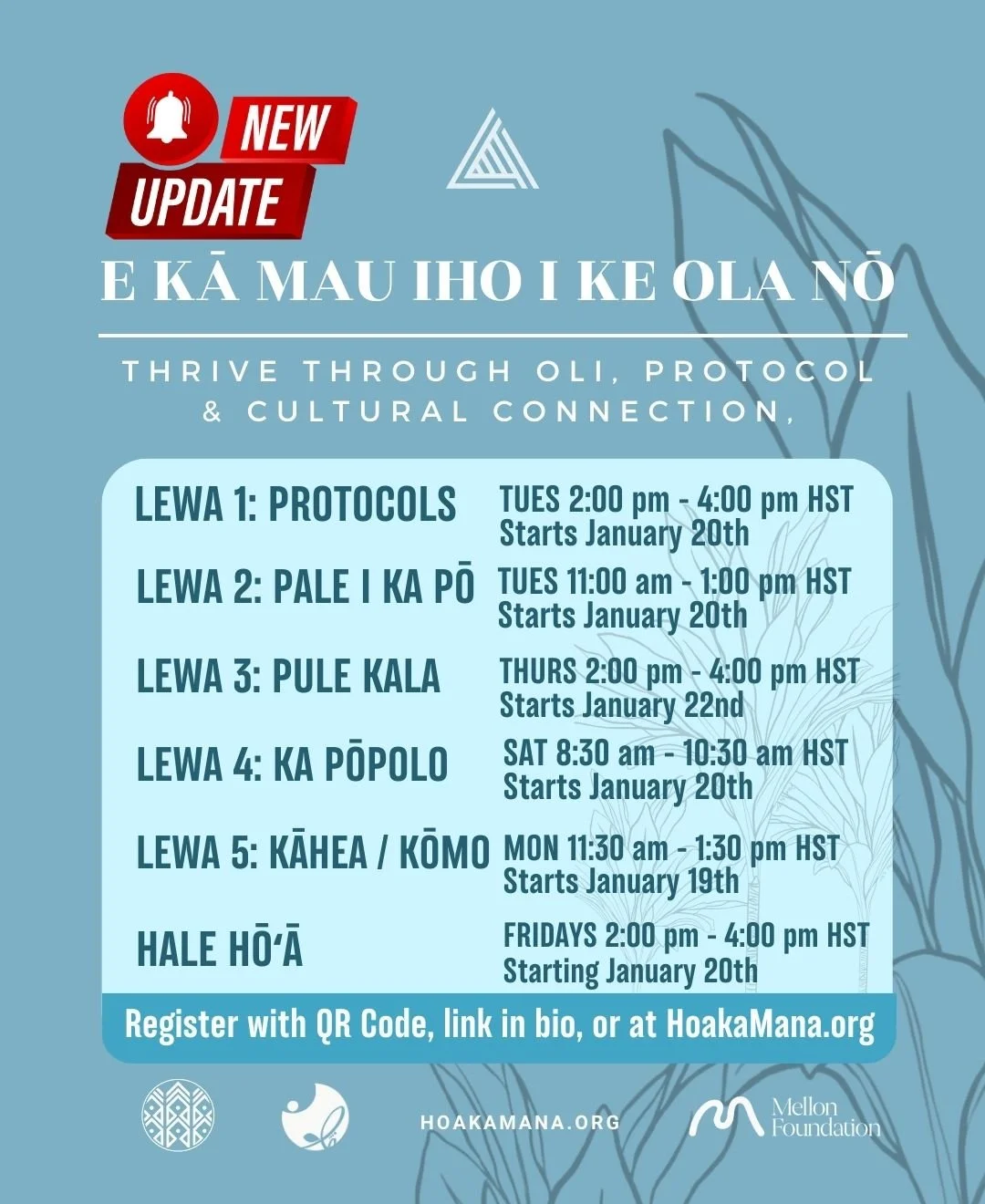 E Kā Mau Iho I Ke Ola Nō 