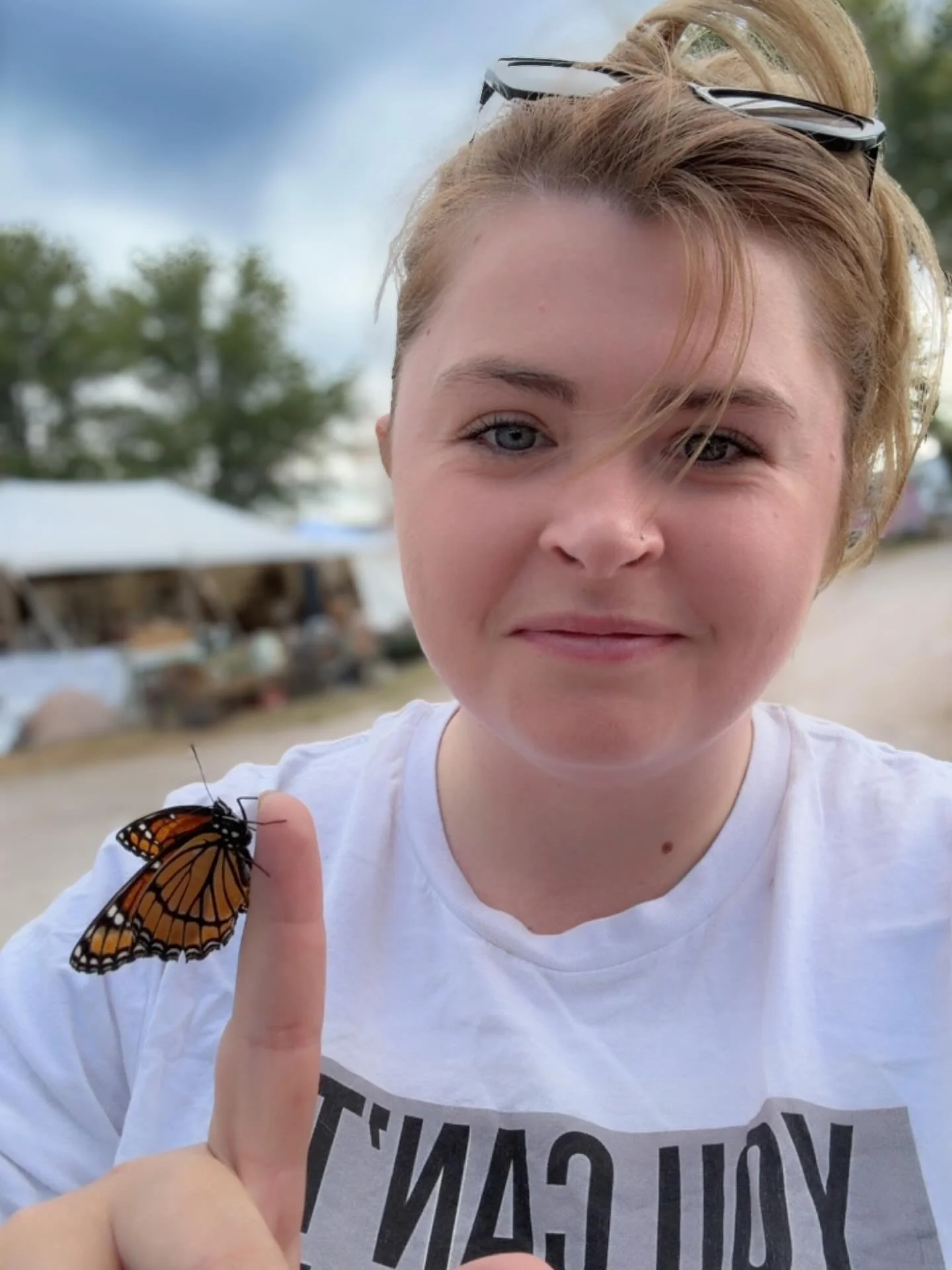 They say when a butterfly chooses you, it’s a sign of transformation, guidance, and hope. This little monarch sat with me for quite awhile, and I couldn’t help but feel like the universe was whispering: you’re exactly where you need