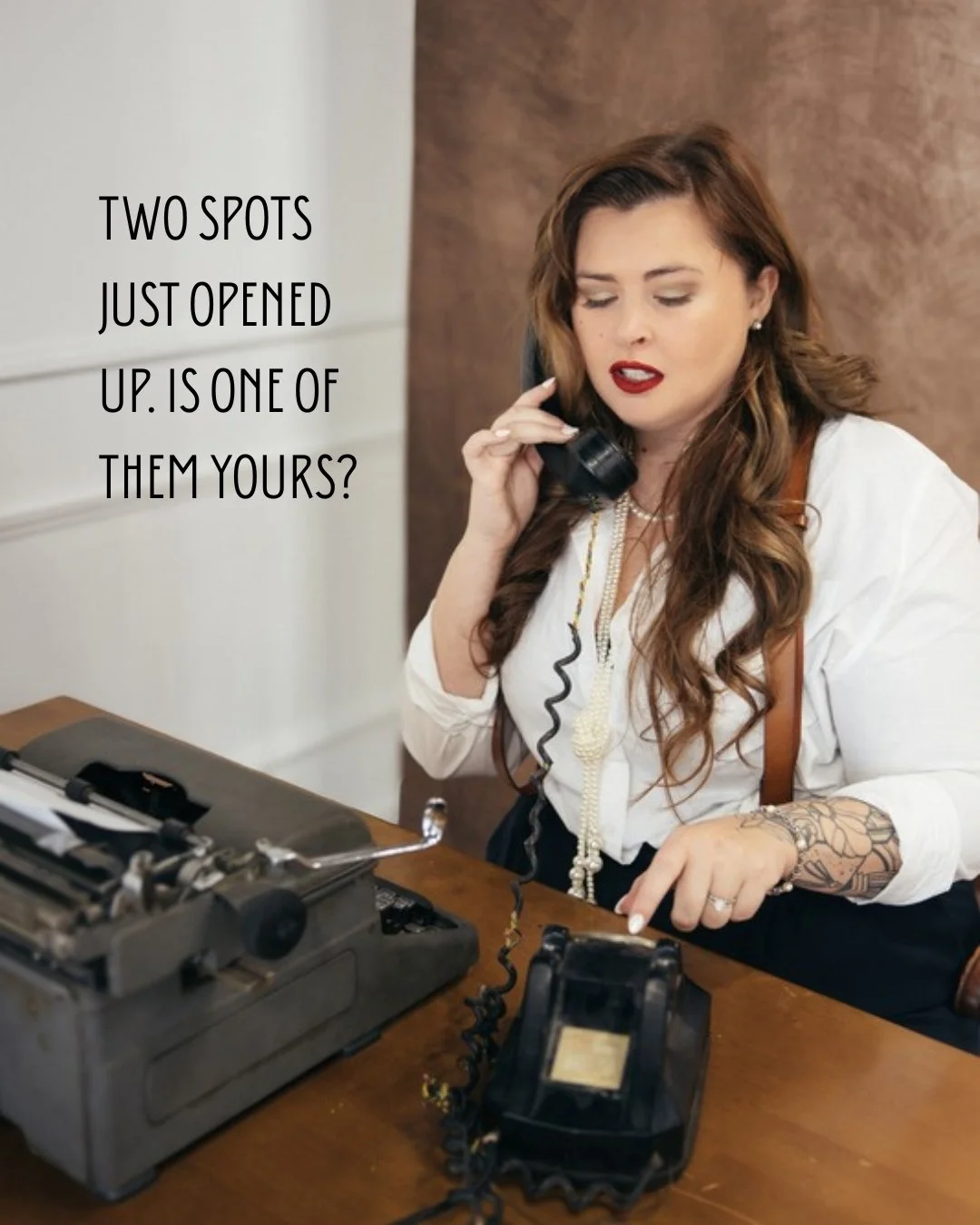 I have two spots opening up and I am ready to get to work. If social media has been sitting on your to do list way too long, let's fix that.

DM me this week and anyone who books a call gets 15% off their first three months.