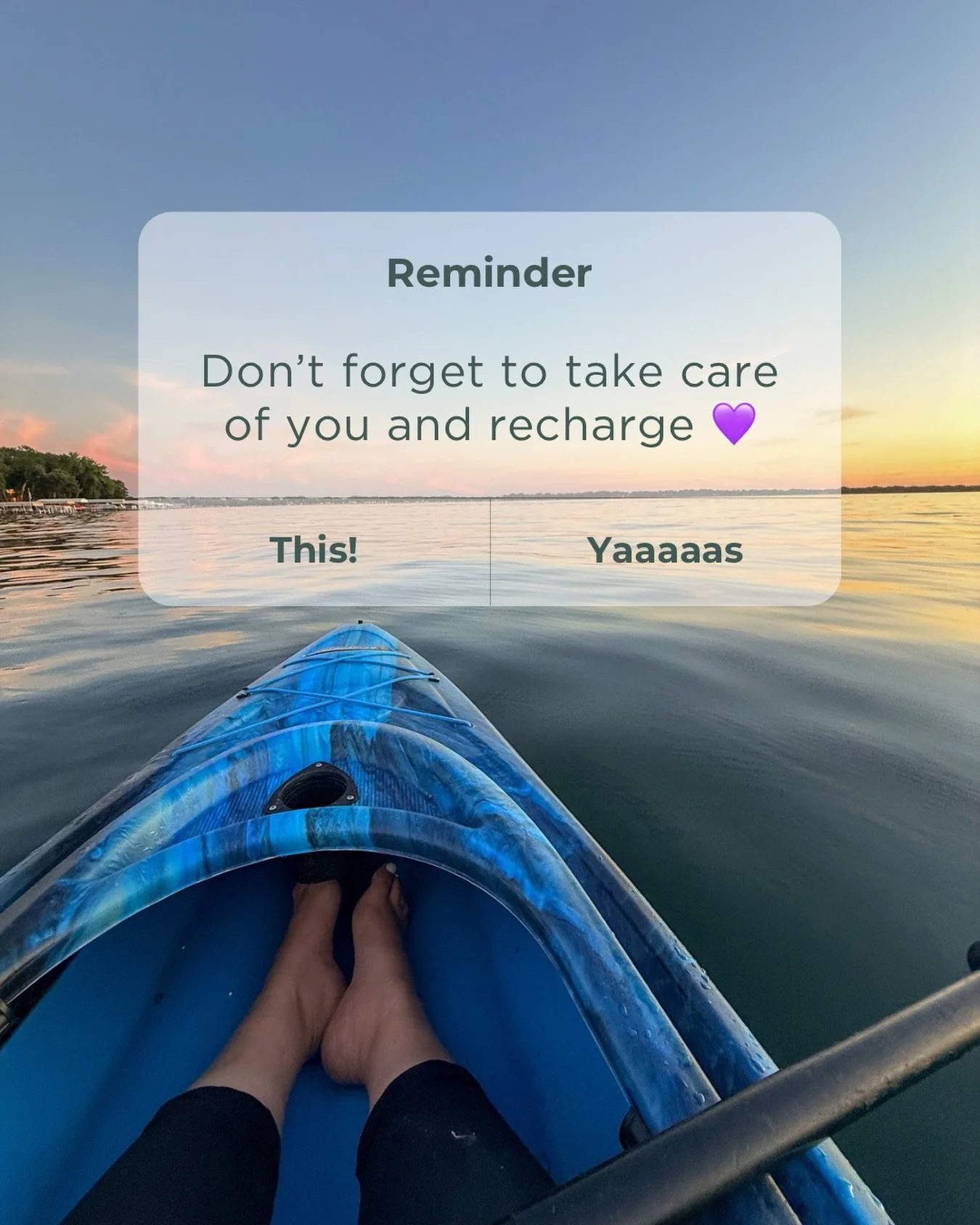 You have to take care of yourself before you can take care of others. 

Running a business is hard. It can be isolating and you find yourself trying to be everything to everyone except for yourself. 

Here&rsquo;s your reminder to take the time you n
