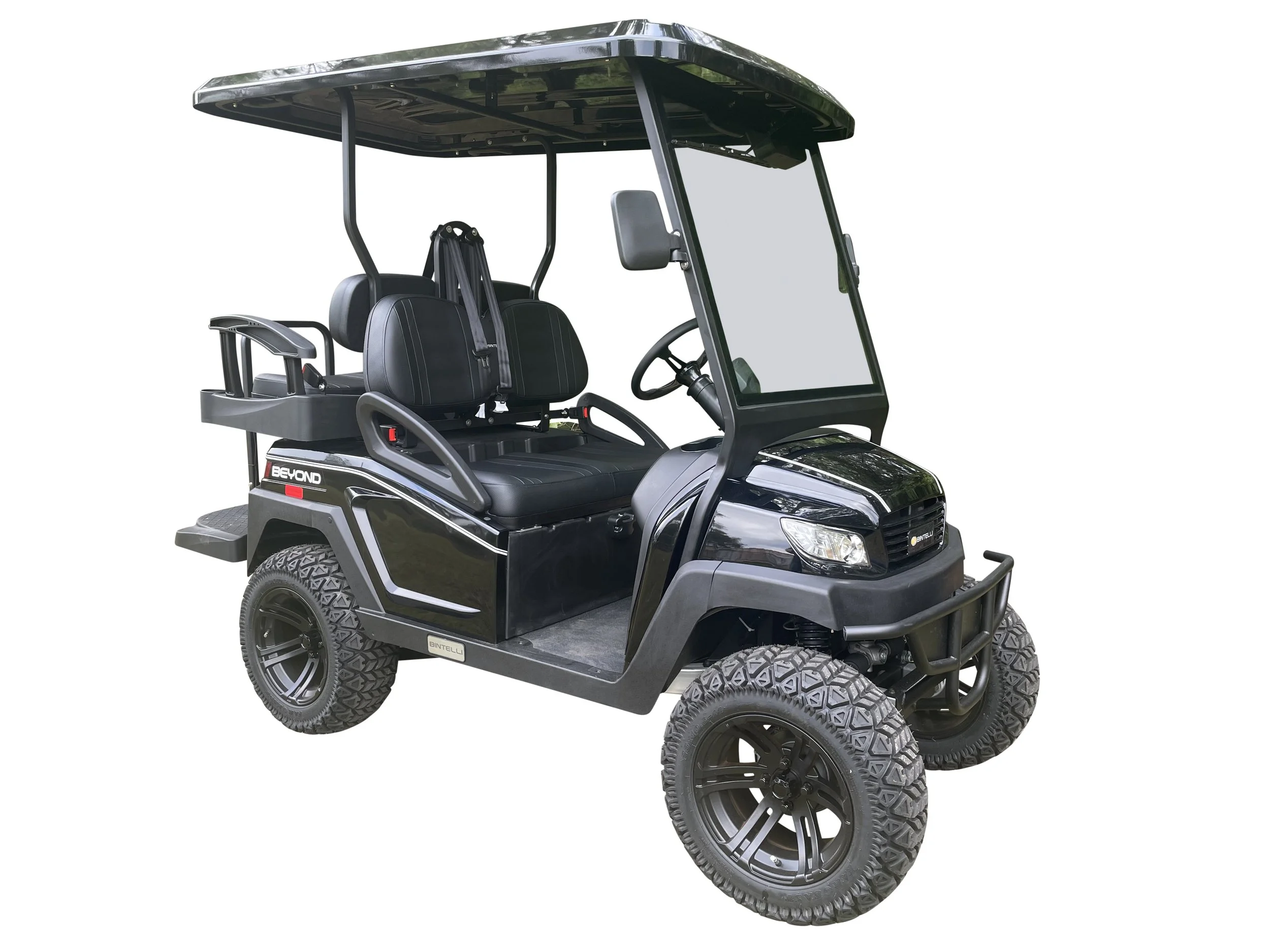 Bintelli 4 Seater Lifted — Luxe Electric Cars. Custom Golf Carts