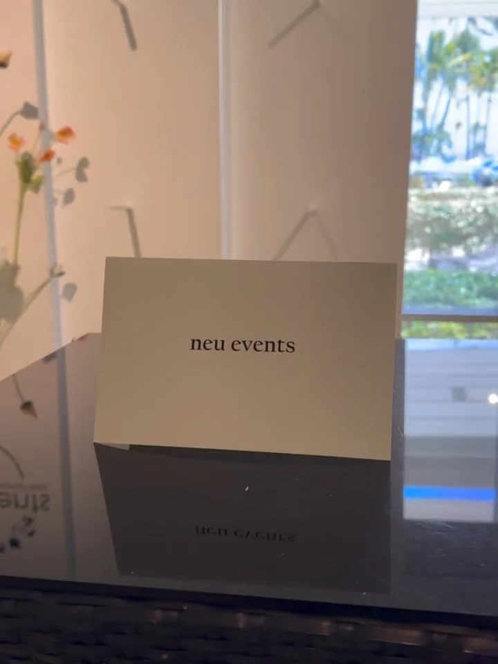 This year&rsquo;s Kahala Wedding &amp; Event Showcase was such a joy to be a part of! ✨ 

Our setup was simple and welcoming, but the highlight was sharing our customized neu bags with couples &mdash; a little gift from us to you as you dream about y