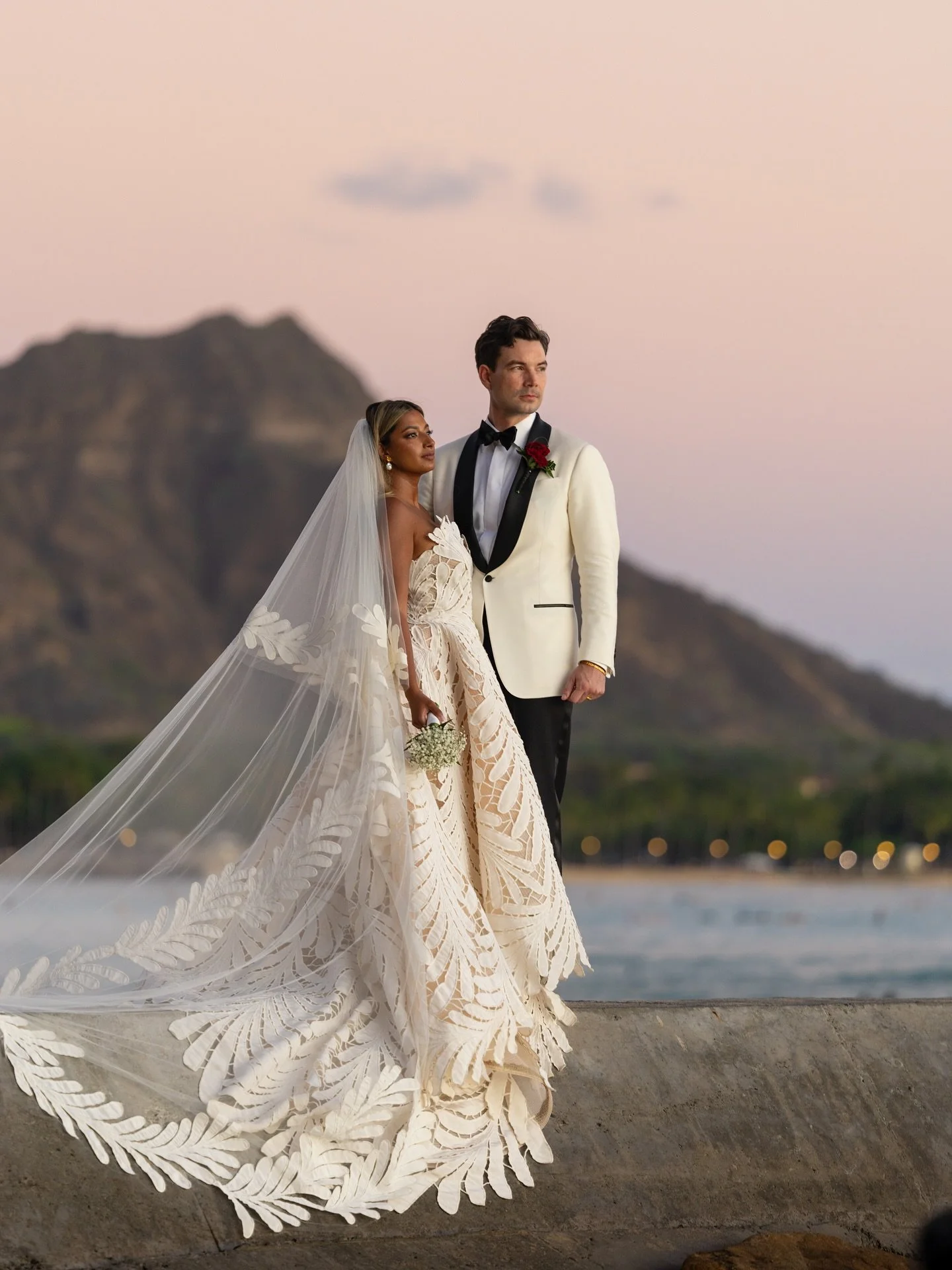 Happy Anniversary to Kavya &amp; Tommy! ✨🤍 

One year ago today, we had the joy of celebrating their second &ldquo;I do&rdquo; &mdash; a romantic Western ceremony following their beautiful traditional Indian wedding the day before. 💍🩷

Two celebra