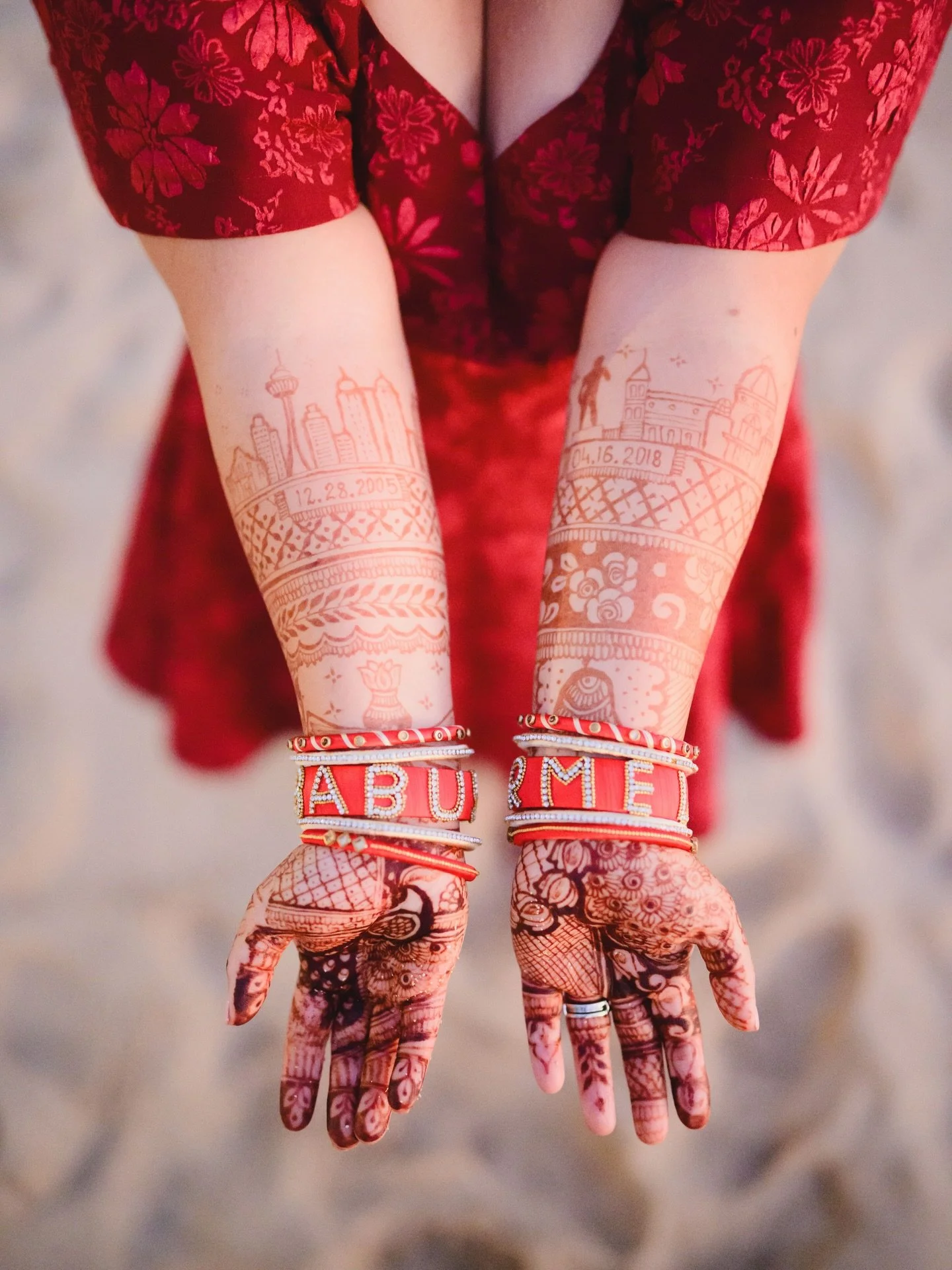 Henna isn&rsquo;t just beautiful&mdash;it carries meaning, blessings, and small surprises meant just for the couple. 🤍

Carmela hid Babu&rsquo;s initials so perfectly that he never discovered them, turning the tradition into its own unforgettable me