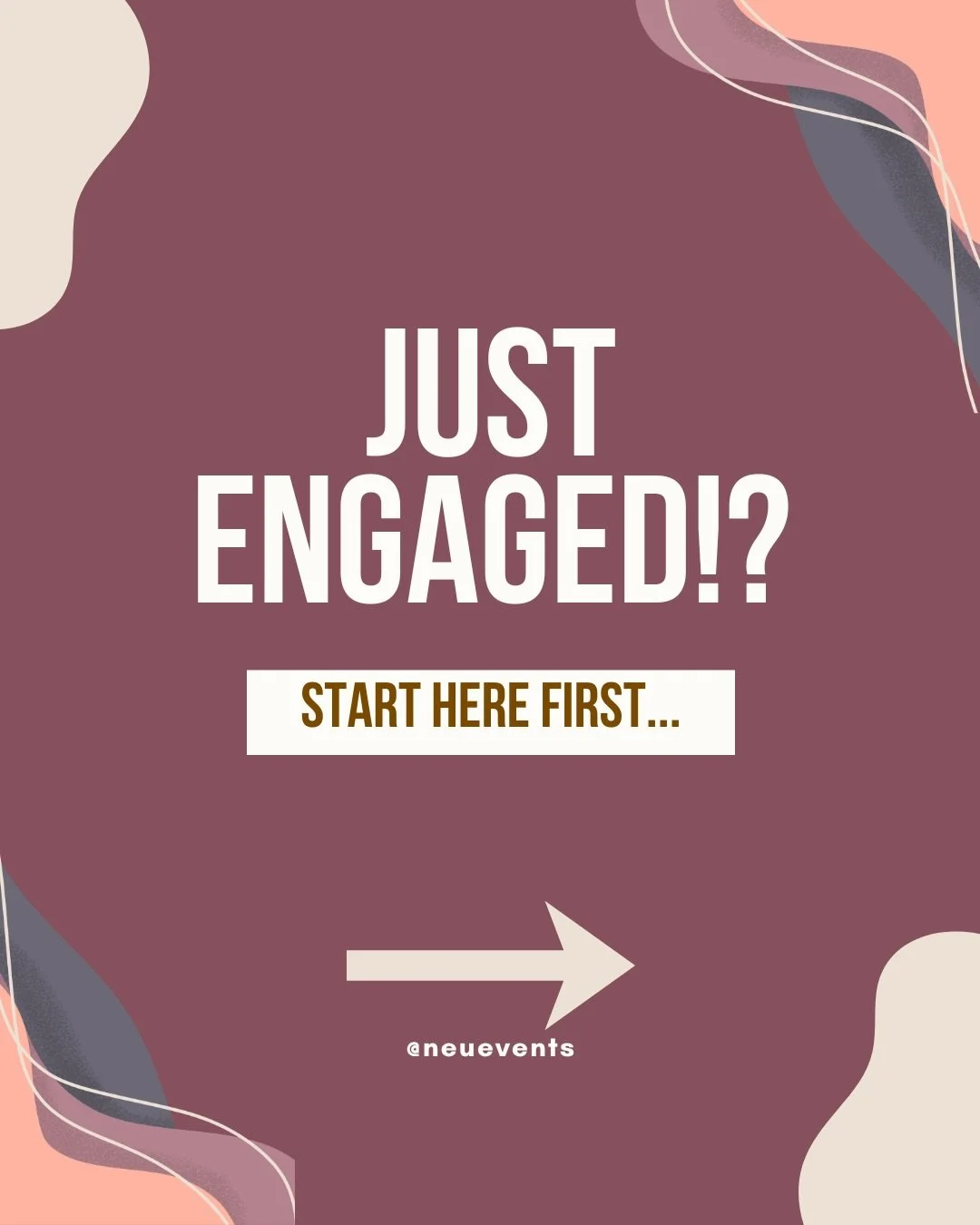 POV: you just got engaged 💍✨

&hellip;and suddenly there are a million decisions to make.
Before you fall down the Pinterest rabbit hole, start with the foundations 🤍

A clear budget, a guest count that feels right, and a vision that reflects you t