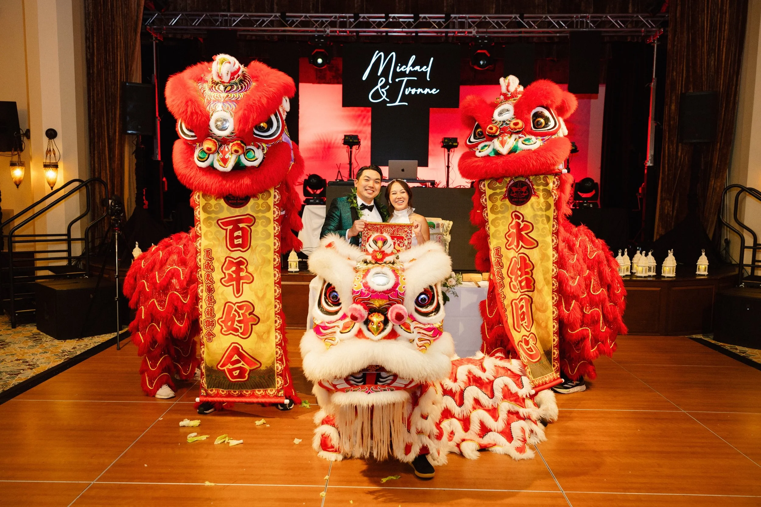Honoring the beauty of culture, celebration, and family this AANHPI Heritage Month ❤️🦁✨

One of our favorite moments from Ivonne &amp; Michael&rsquo;s wedding day was the incredible Chinese lion dance performance during their reception &mdash; a vib