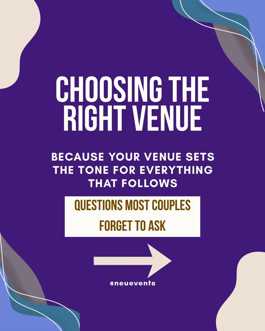 Your venue is one of the biggest decisions you&rsquo;ll make during the wedding planning process &mdash; and while it&rsquo;s easy to fall in love with the aesthetic, there&rsquo;s so much happening behind the scenes that couples don&rsquo;t always t