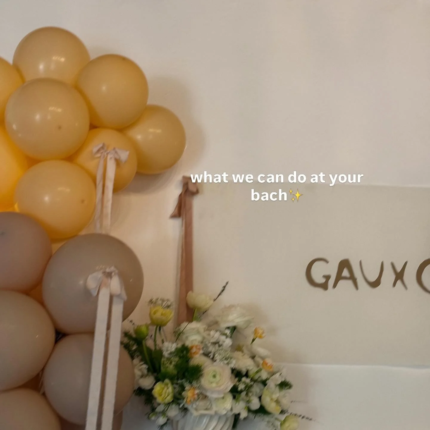 What we can create for your bachelorette weekend 🥂

Thoughtfully styled setups, intentional details, and everything you need to make your weekend feel beautiful.