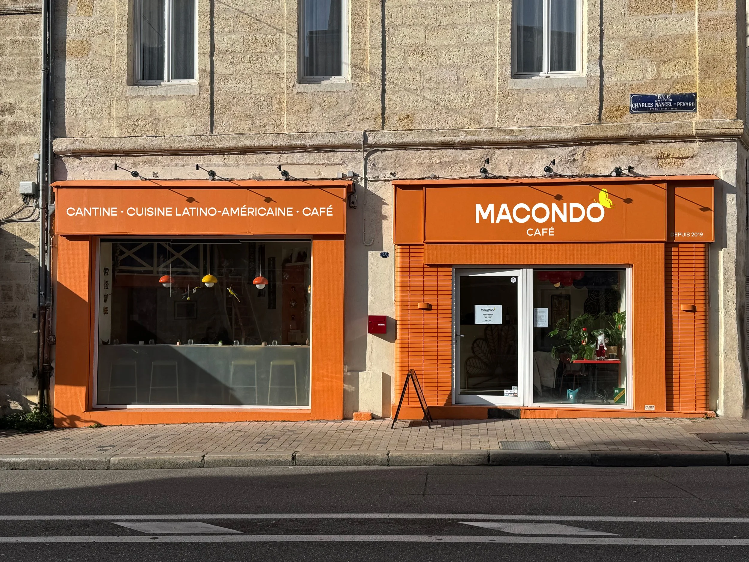 Façade de notre restaurant