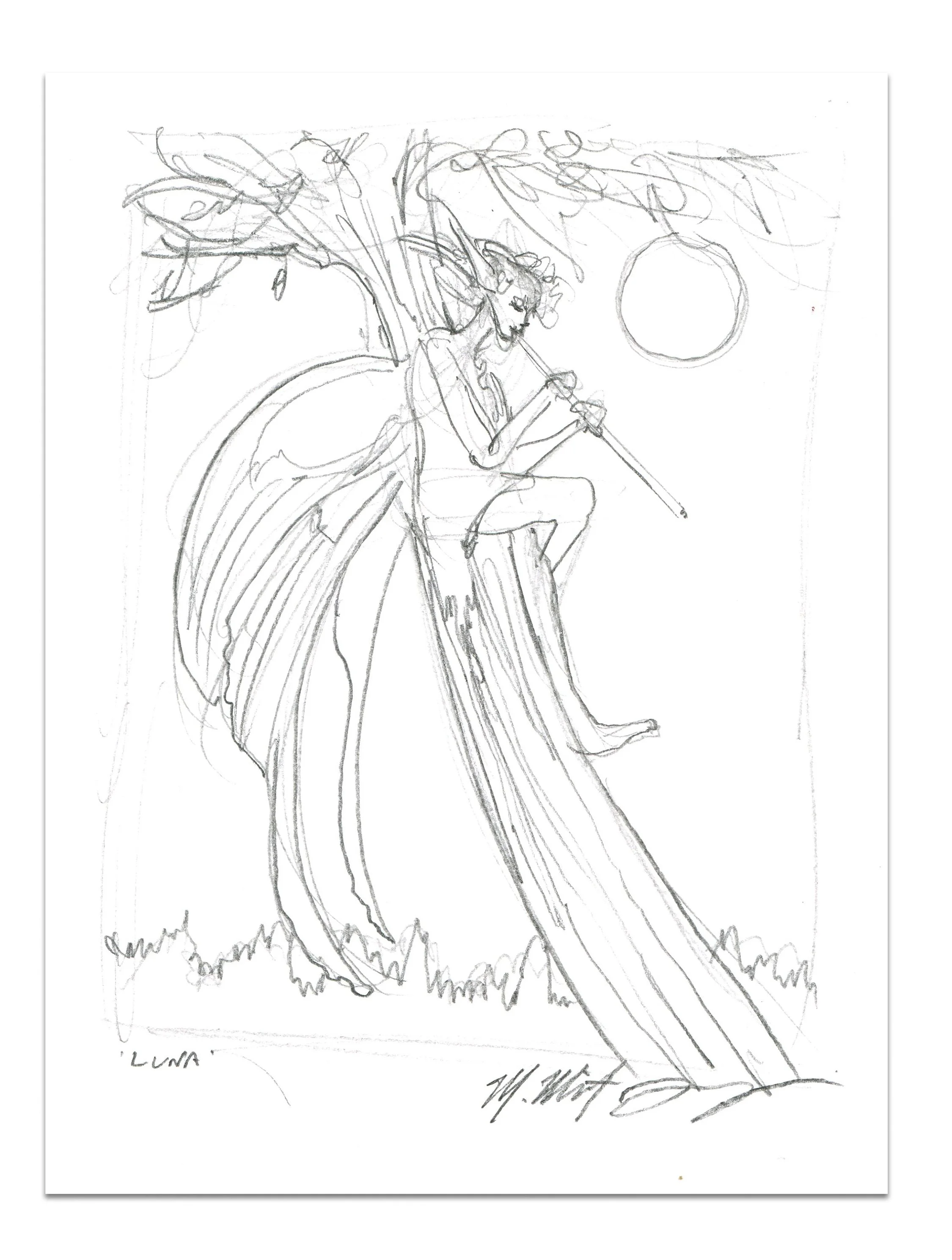 Elliot Lang - Luna drawing