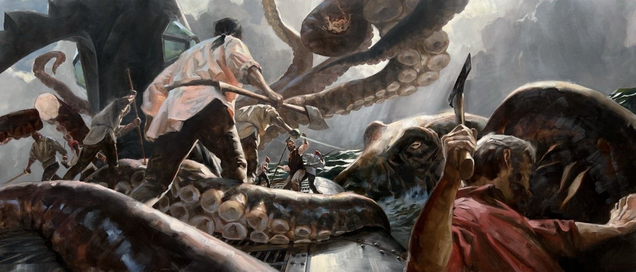 Greg Manchess "Octopus Attack"