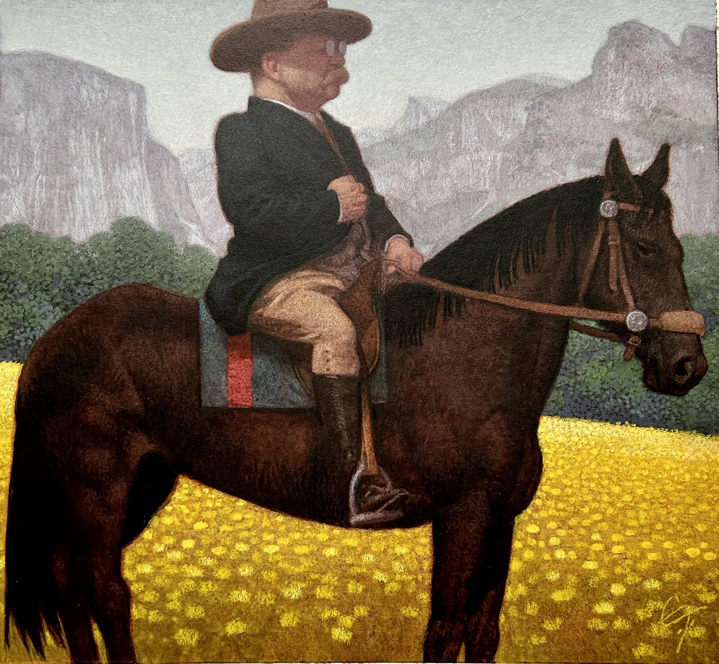 C.F. Payne "TR at Yosemite"