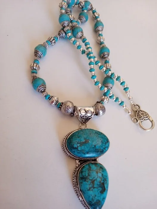 Pat Lord "Turquoise Pendant Necklace"