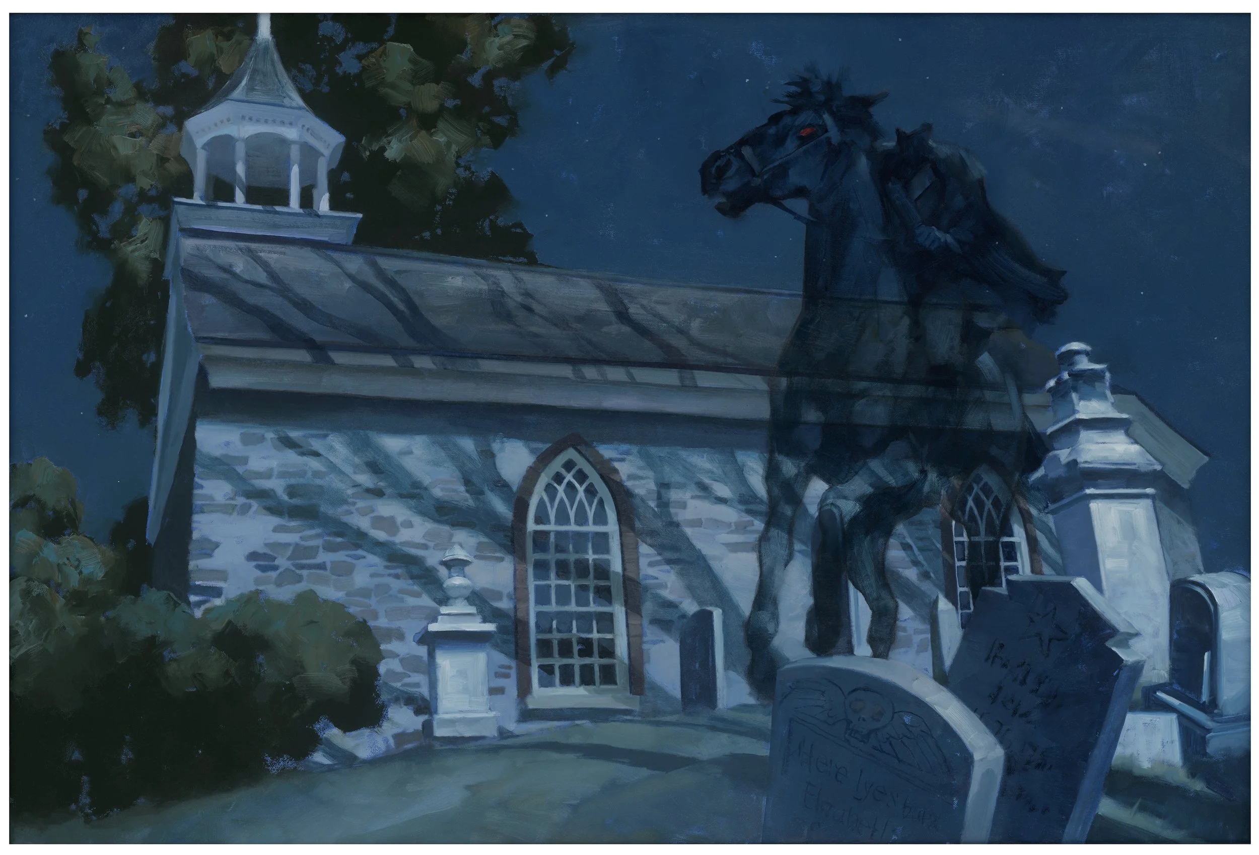 Greg Manchess - Sleepy Hollow Churchyard