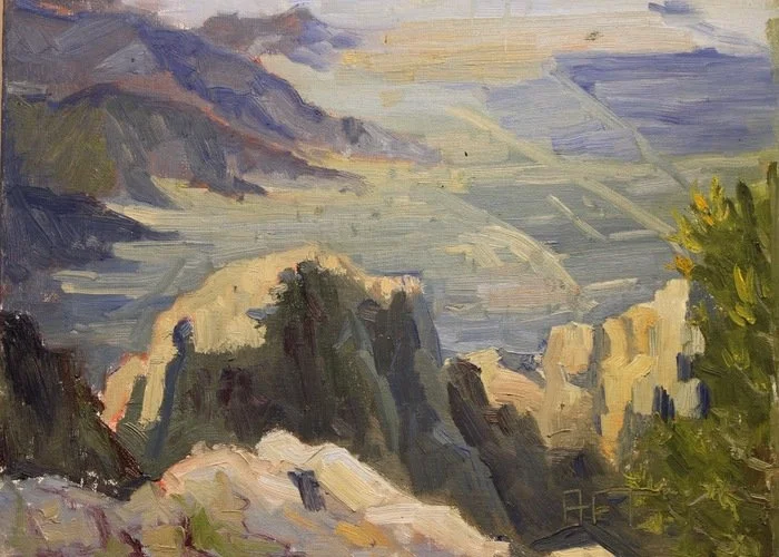 Ann Tannous "Cannon at Sandia Mountains"